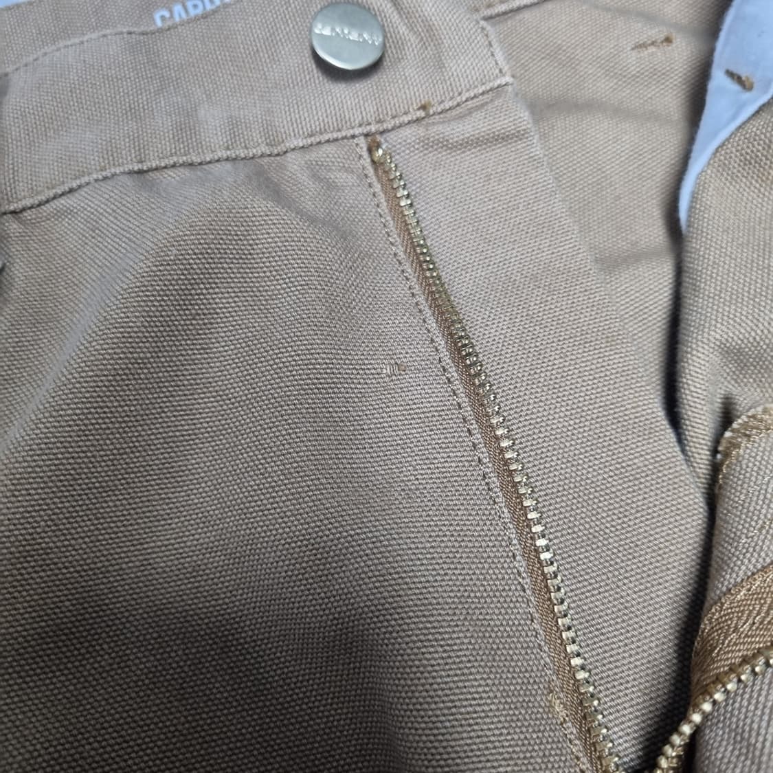 CARHARTT 더블니 팬츠 브라운 - 33 상품이미지6