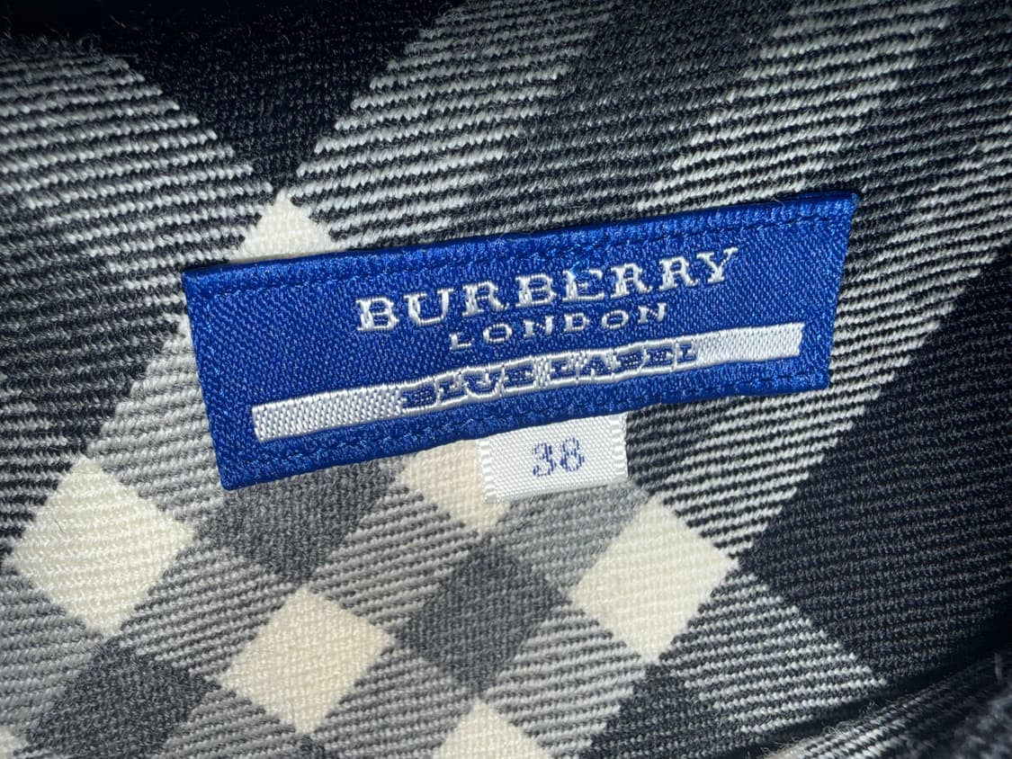 버버리 체크 버클 치마 블루라벨 상품이미지4