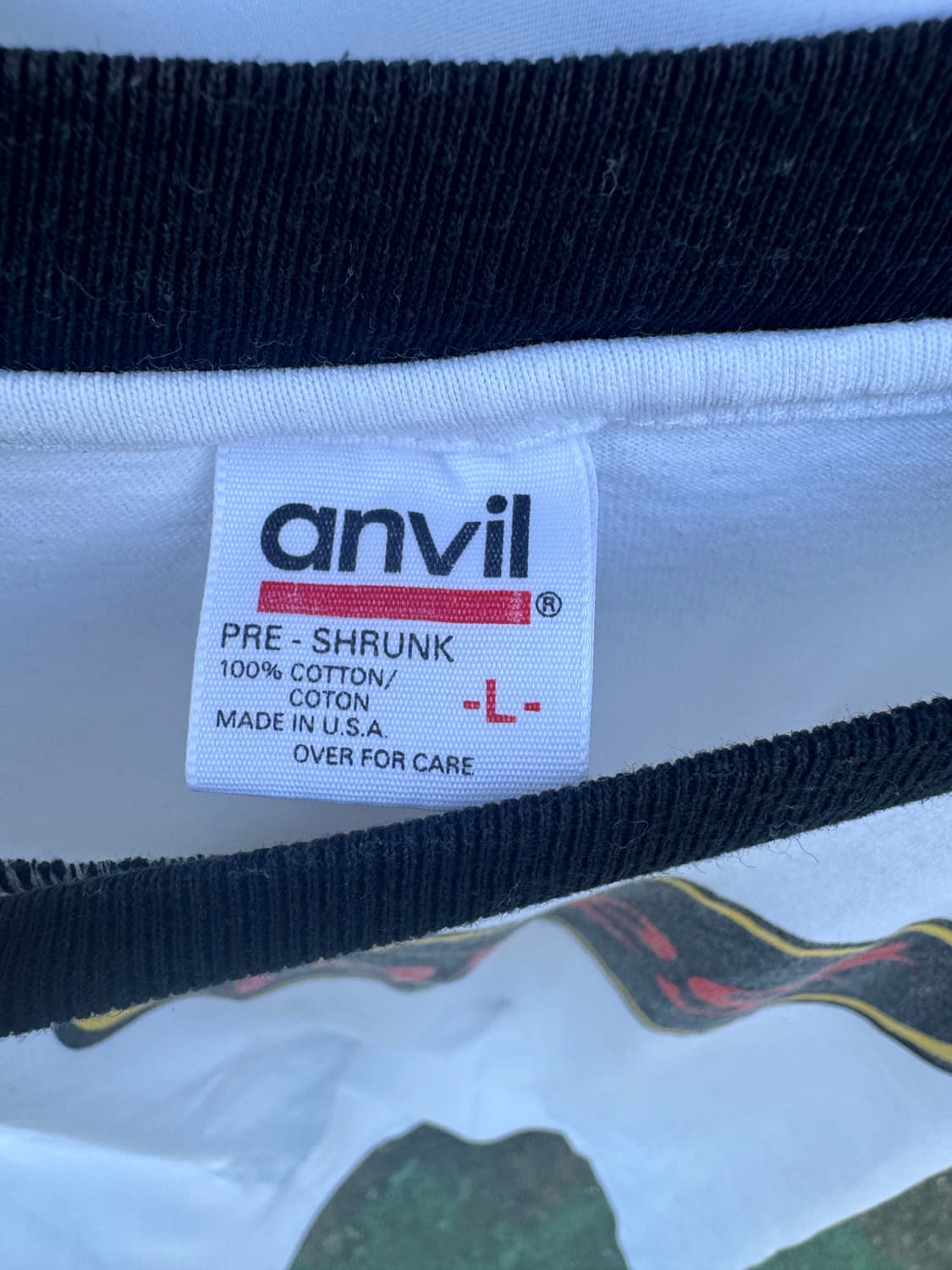 90s forest 로고 링거티 (Anvil, Made in USA) 상품이미지2