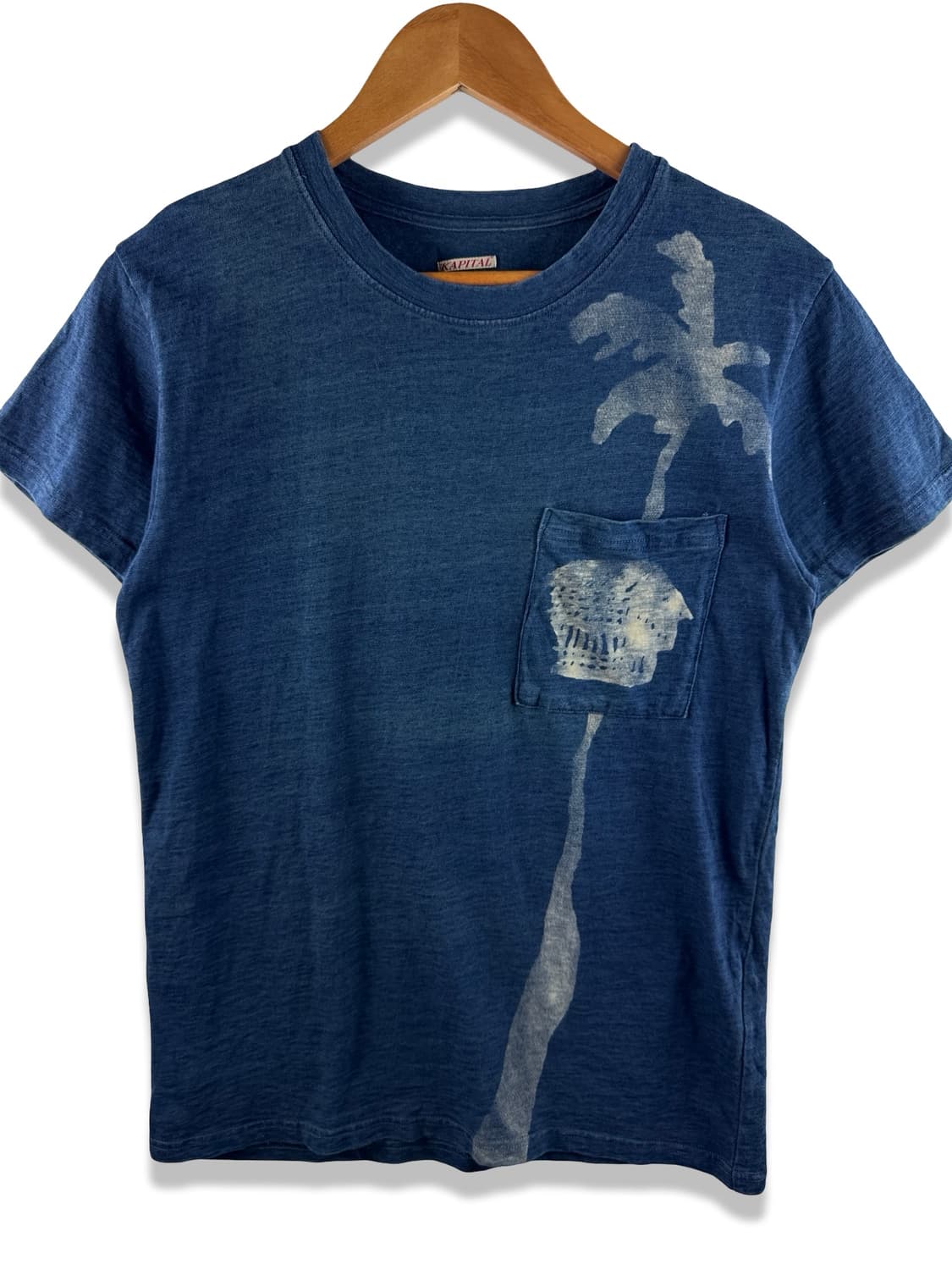 Kapital Indigo Palm Tree Pocket 티셔츠3374 상품이미지1