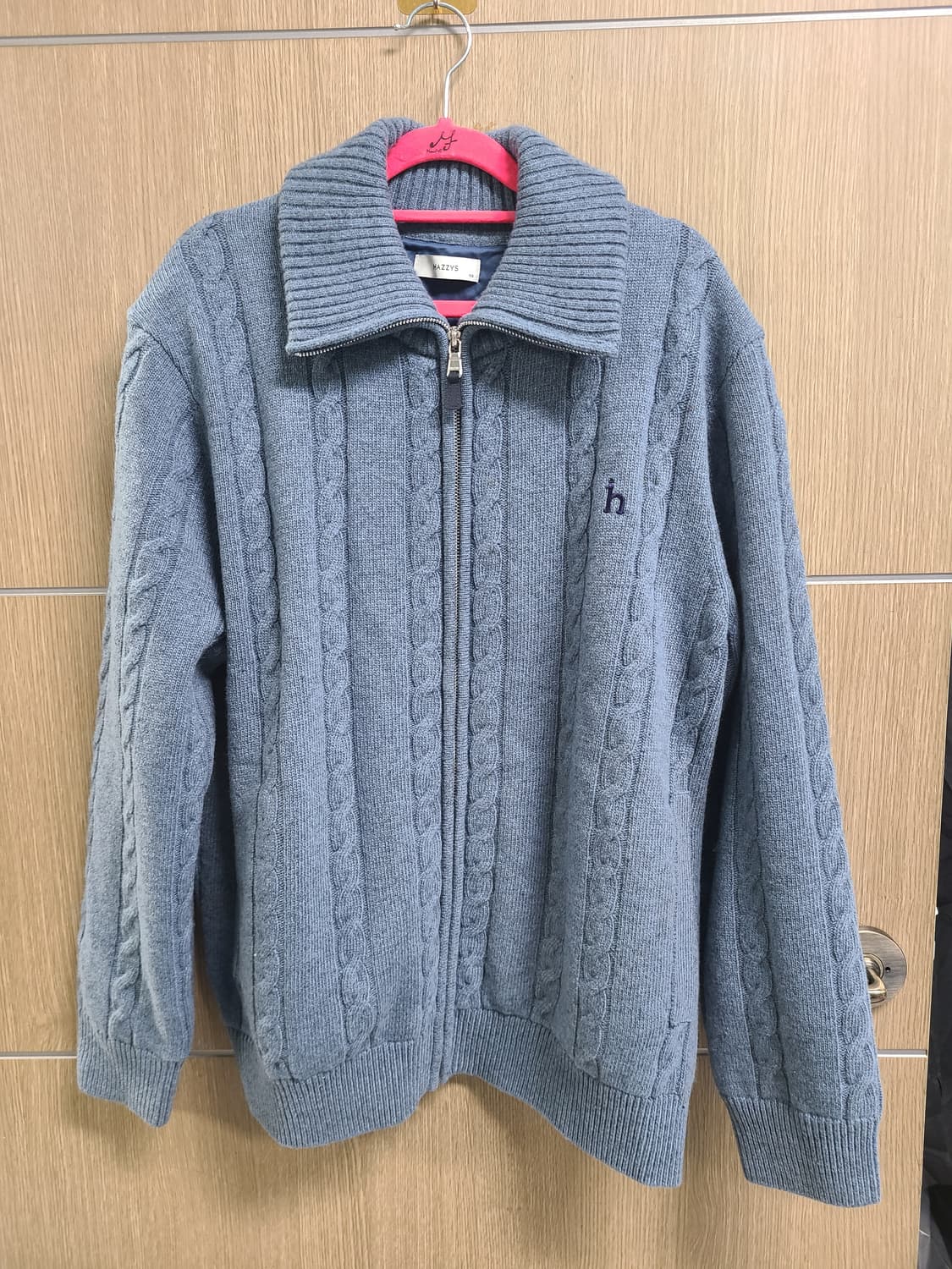 헤지스 방풍니트집업 110 25년제조 상품이미지1