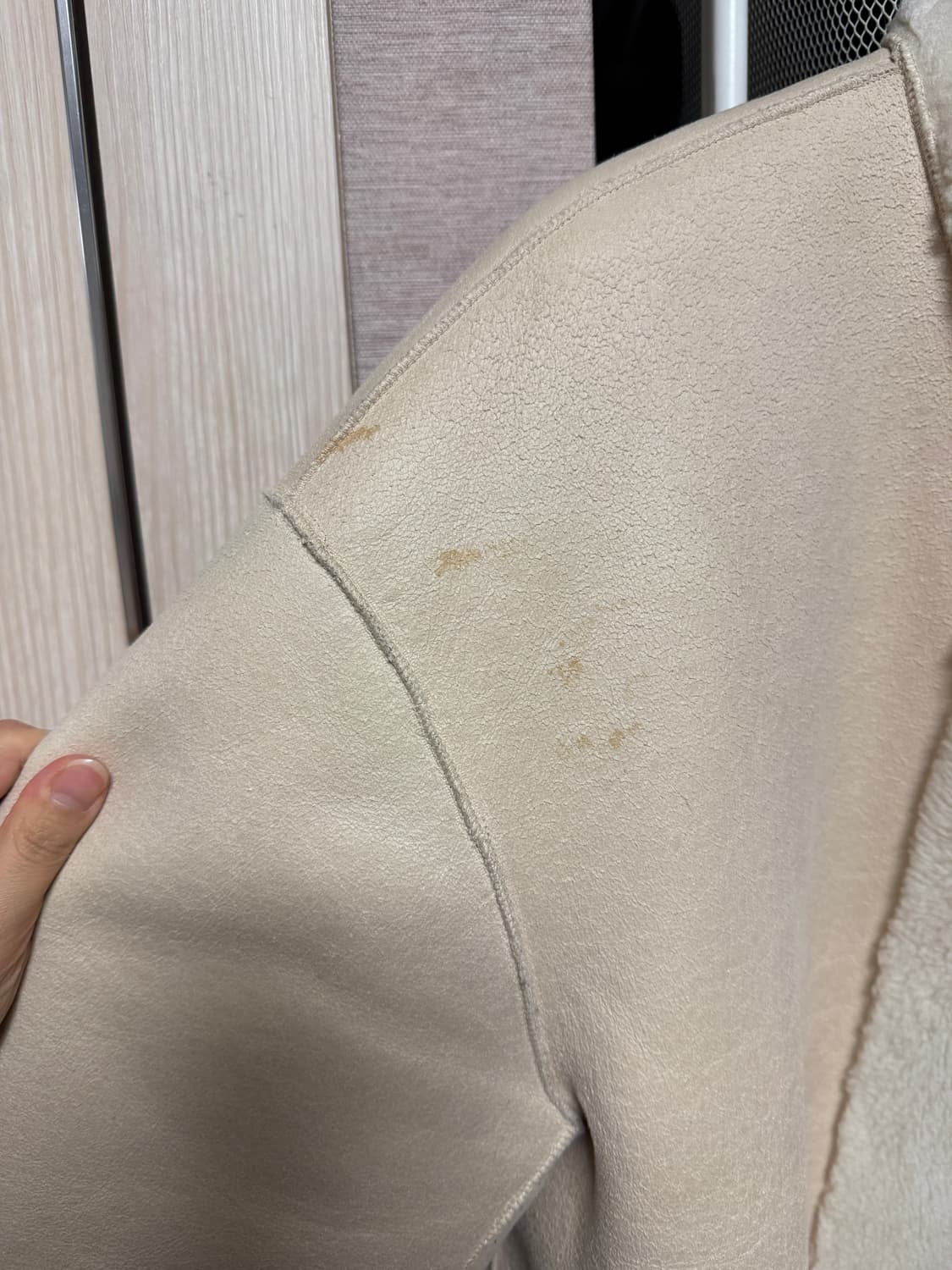 아모멘토 리버시블 시어링 코트 상품이미지7