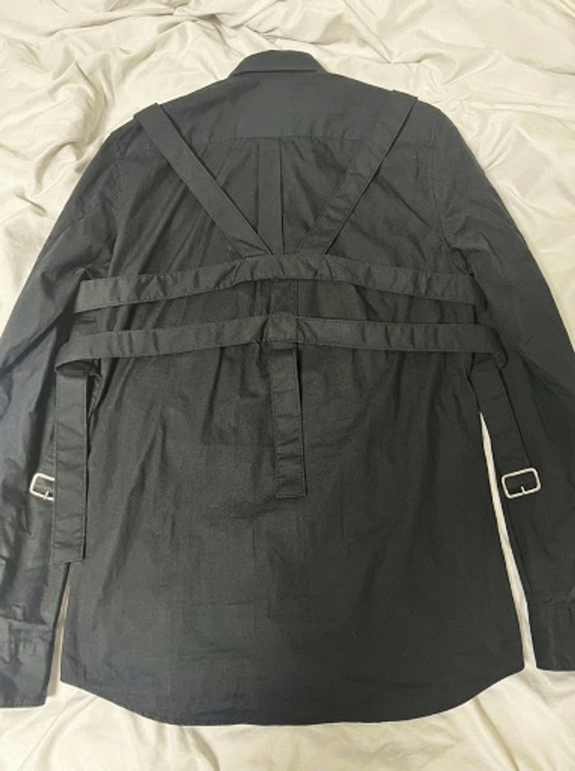 꼼데가르송 블랙 하네스 셔츠 XL 상품이미지3