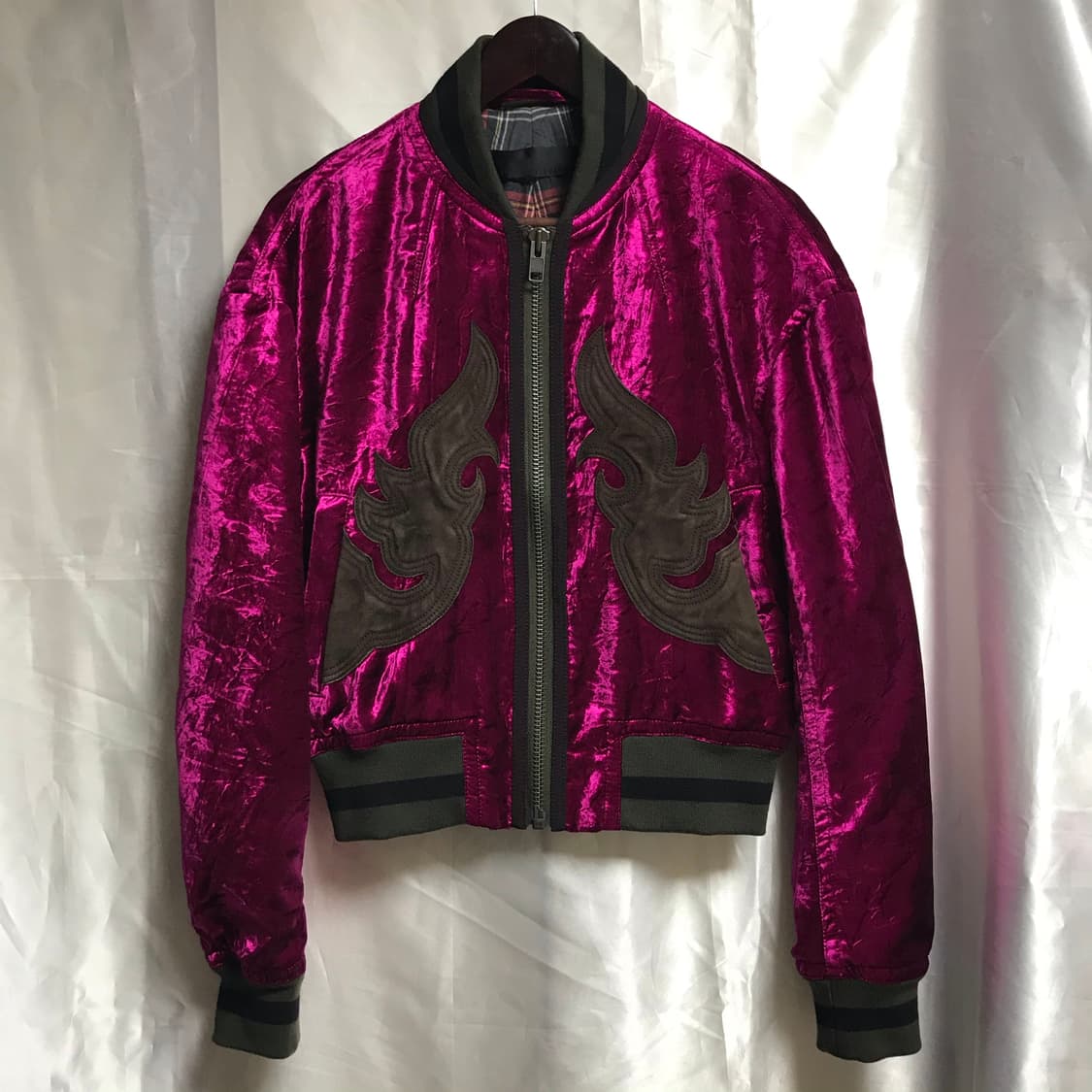 하이더아커만 17FW 벨벳 봄버 자켓 상품이미지1