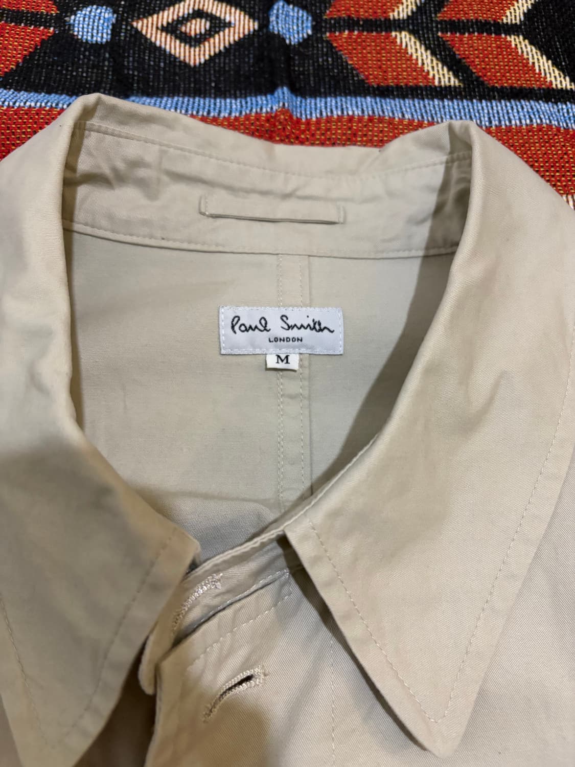 100-105) 폴스미스 코튼 롱 트렌치 코트 상품이미지5