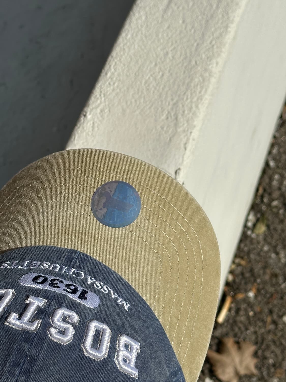 [F] 빈티지 로고 투톤 볼캡 모자 상품이미지5