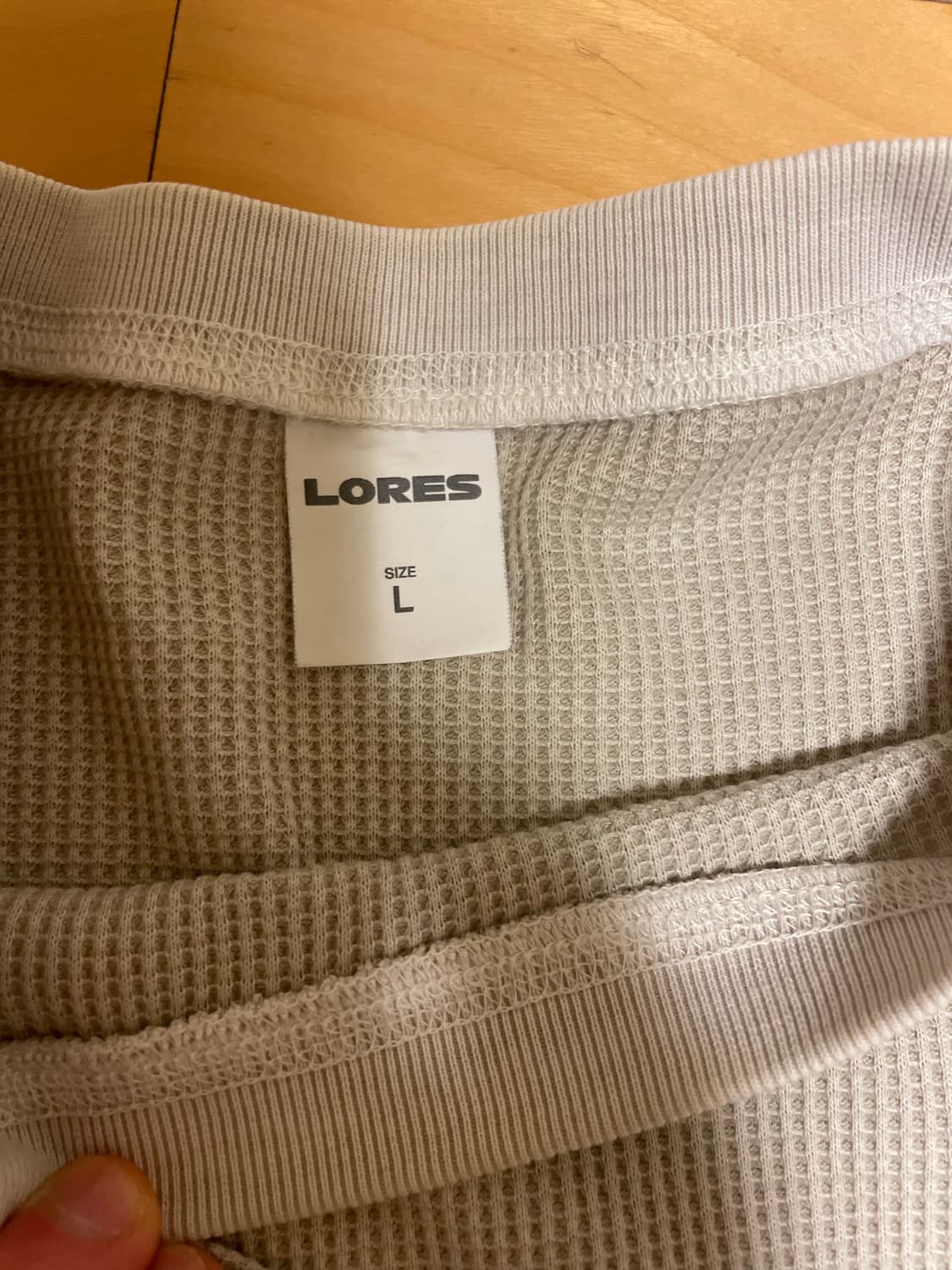 LORES 써멀 긴팔티 L사이즈 상품이미지5