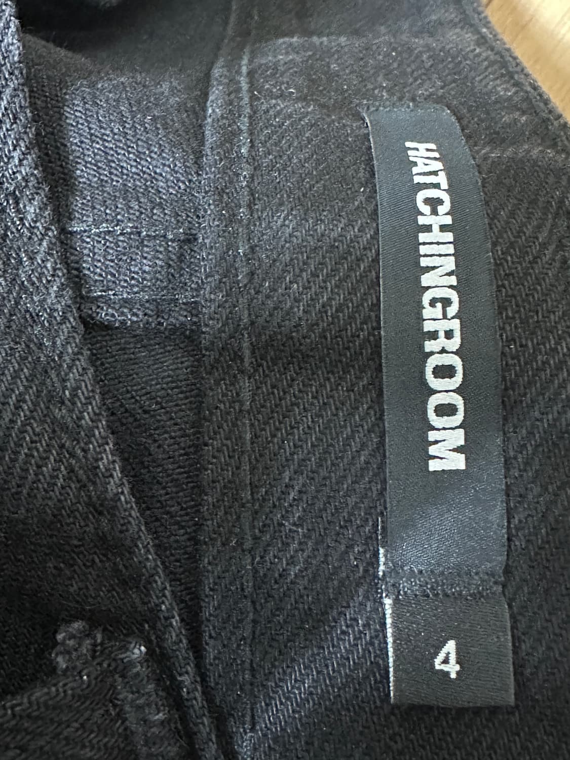 해칭룸 와이드커브진 제트블랙 4 상품이미지5