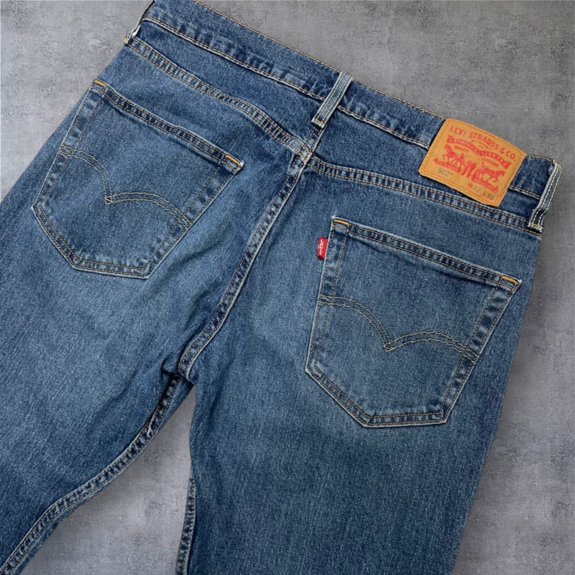 리바이스 502 레귤러 테이퍼드 데님팬츠 W32 L30 상품이미지7