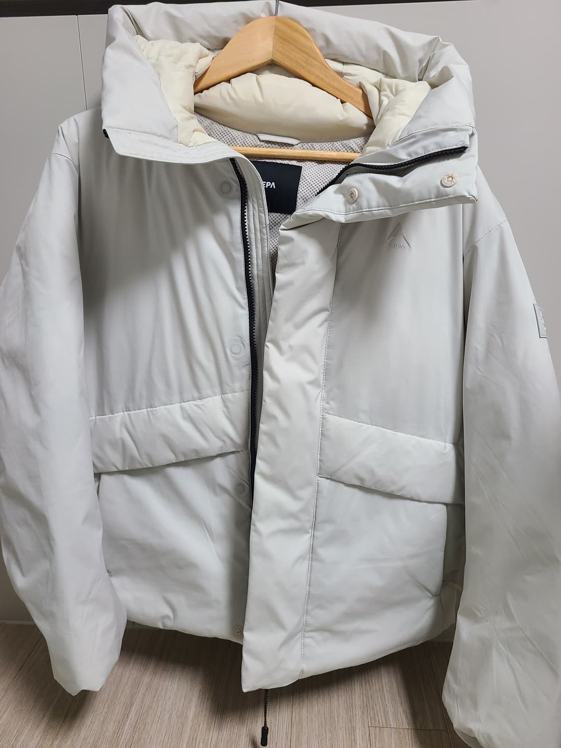 네파 에어그램 써모 유아인패딩 화이트 90 상품이미지1