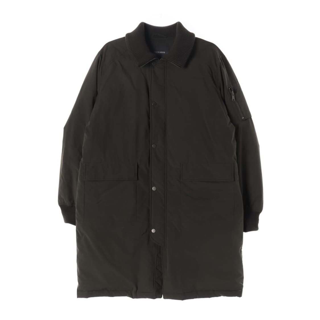 버커루 하이넥 시보리 덕다운 롱 패딩 점퍼 카키 XL 상품이미지1