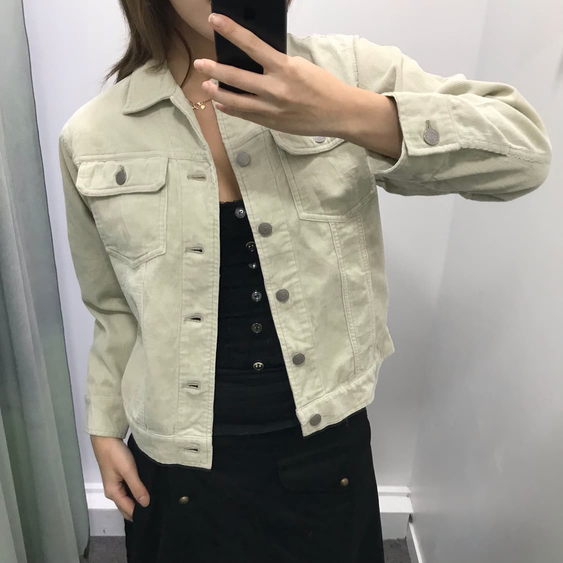 폴로진스 아이보리 코듀로이 트러커 자켓 상품이미지2