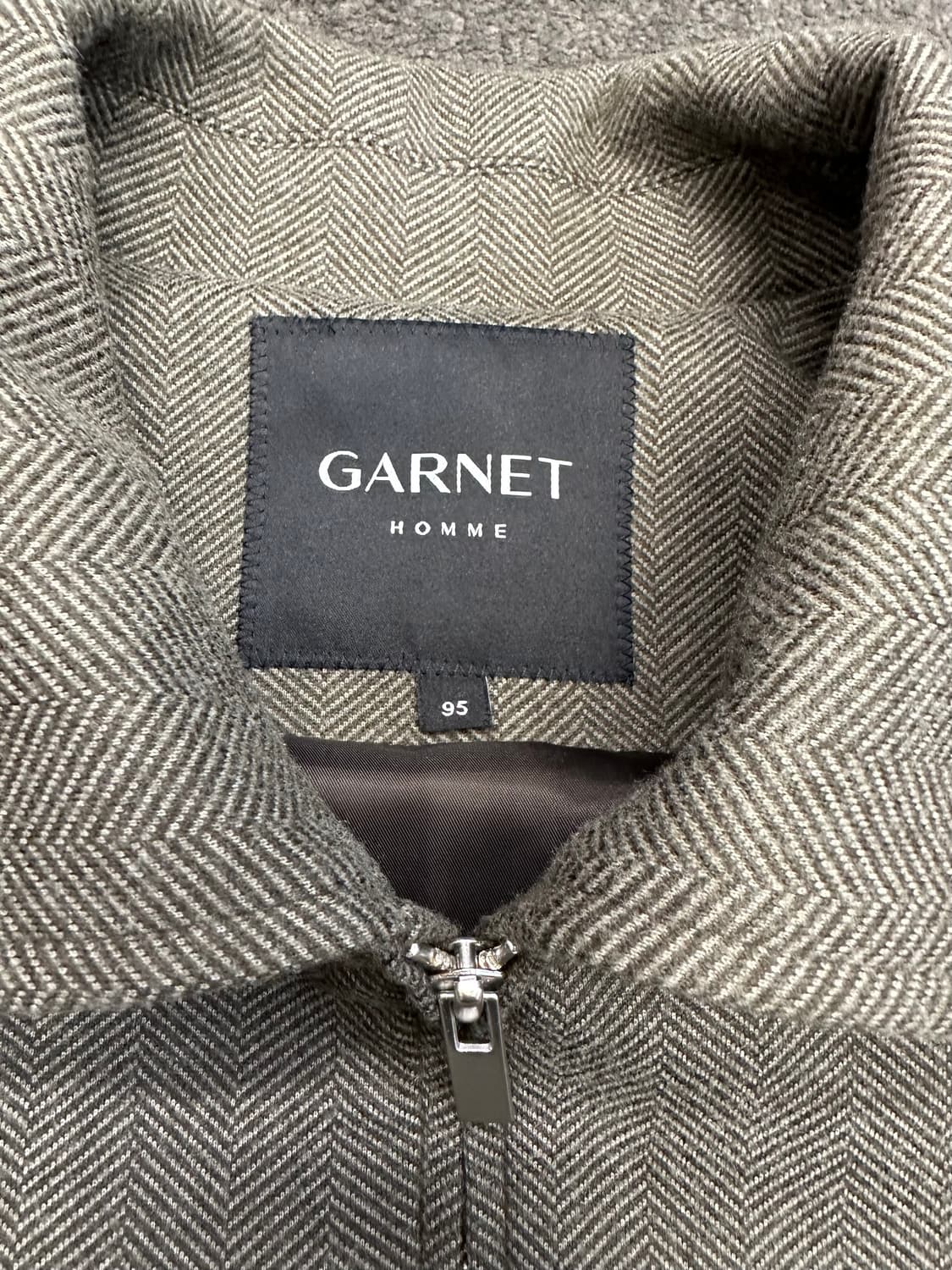 GARNET HOMME 헤링본 트러커 자켓 95 상품이미지4