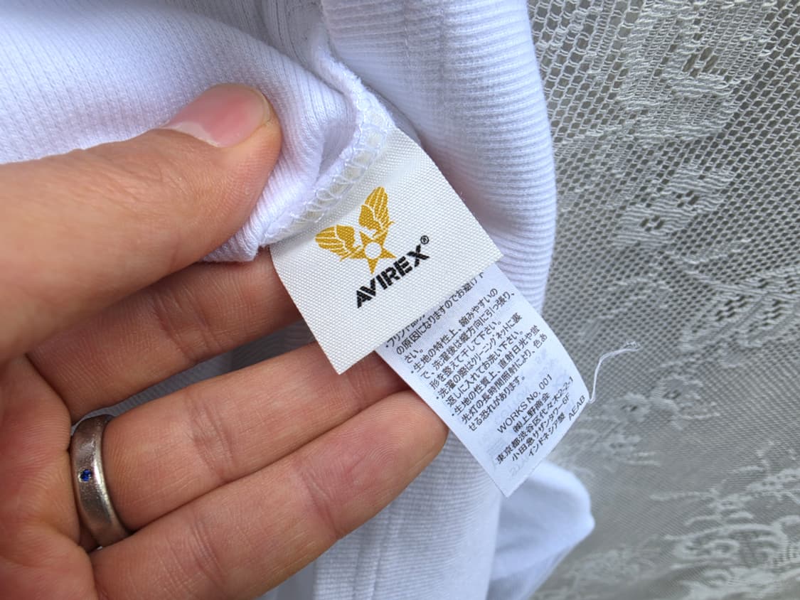 아비렉스 골지 긴팔티 상품이미지6