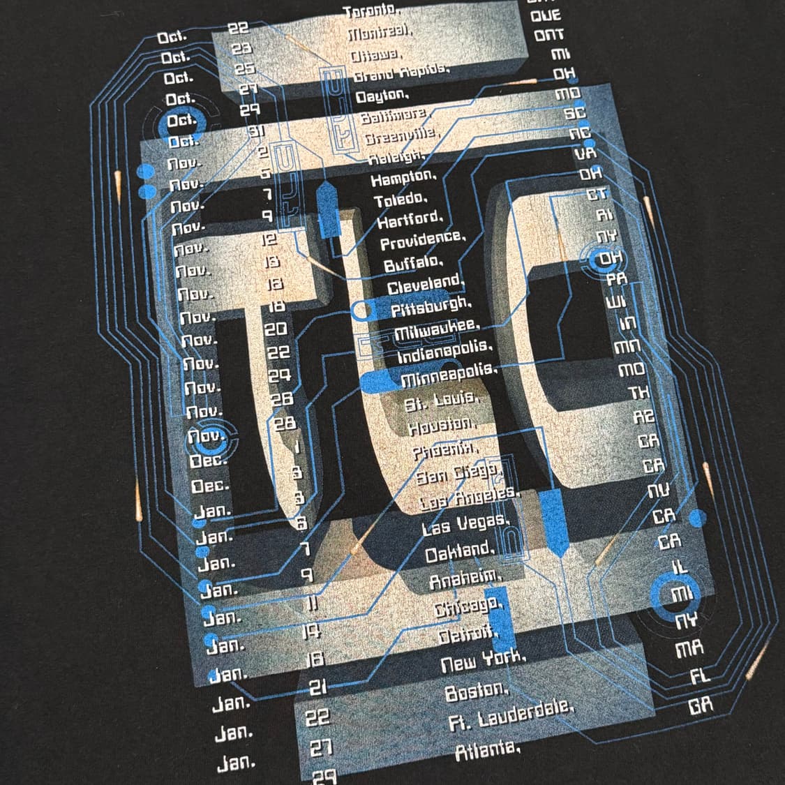 빈티지 90s TLC Fan Mail Tour Rap Tee 상품이미지4