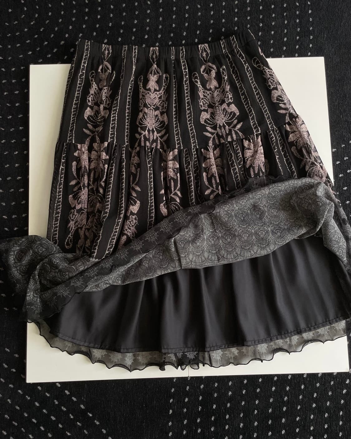 patterned skirt 상품이미지7