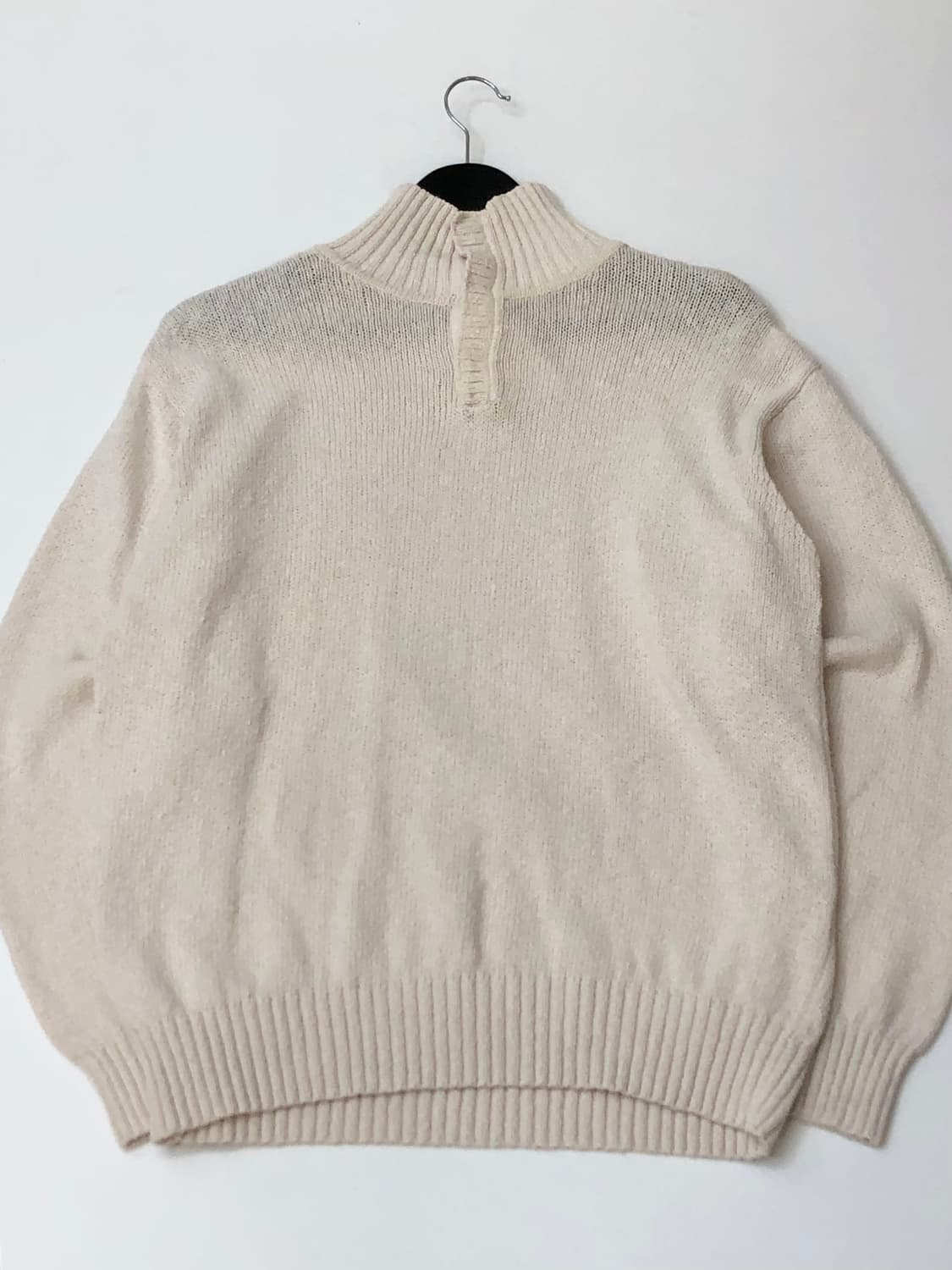 Chaps Ralph Lauren 아이보리 카라 버튼 니트 상품이미지2