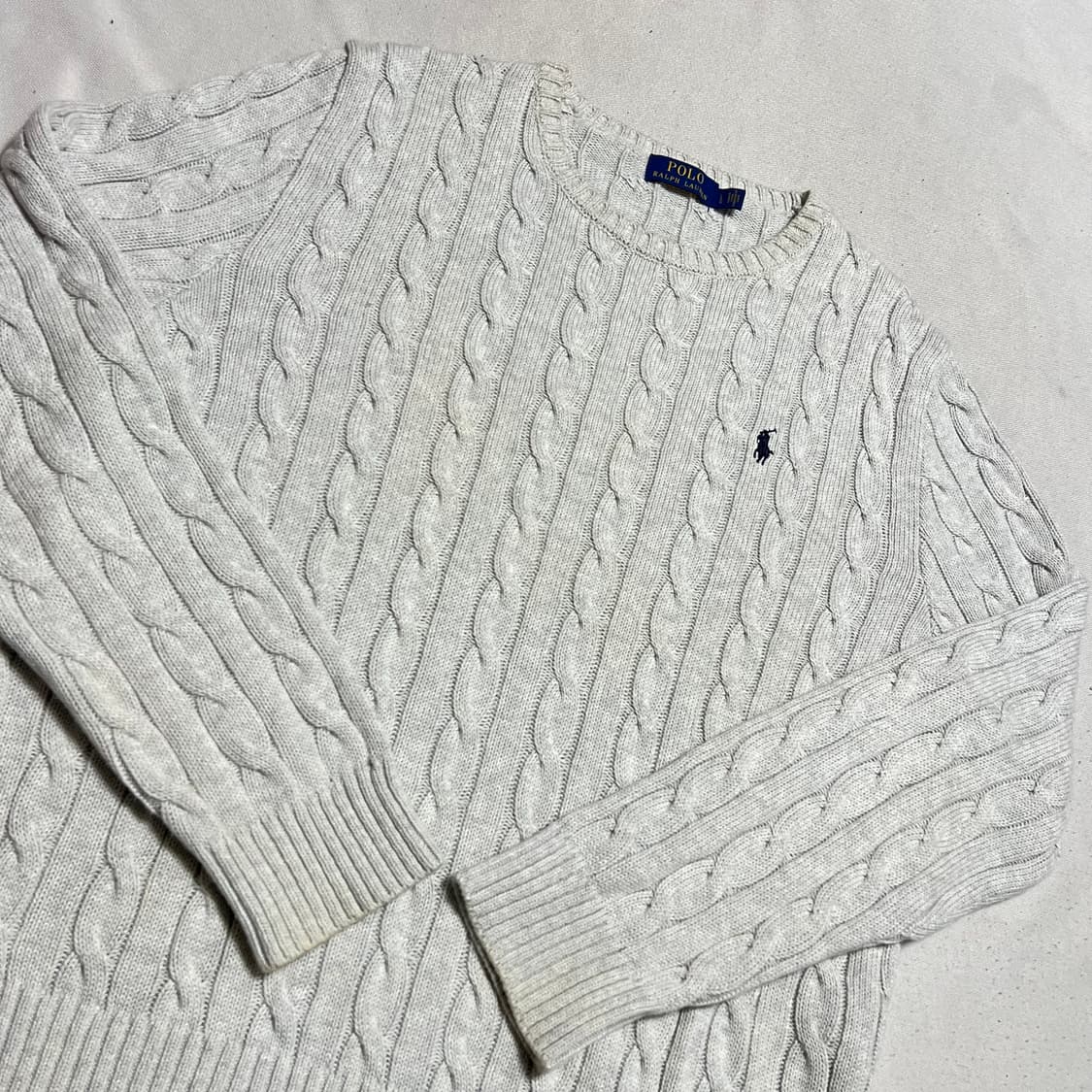 L 폴로랄프로렌 코튼 케이블 니트 상품이미지6