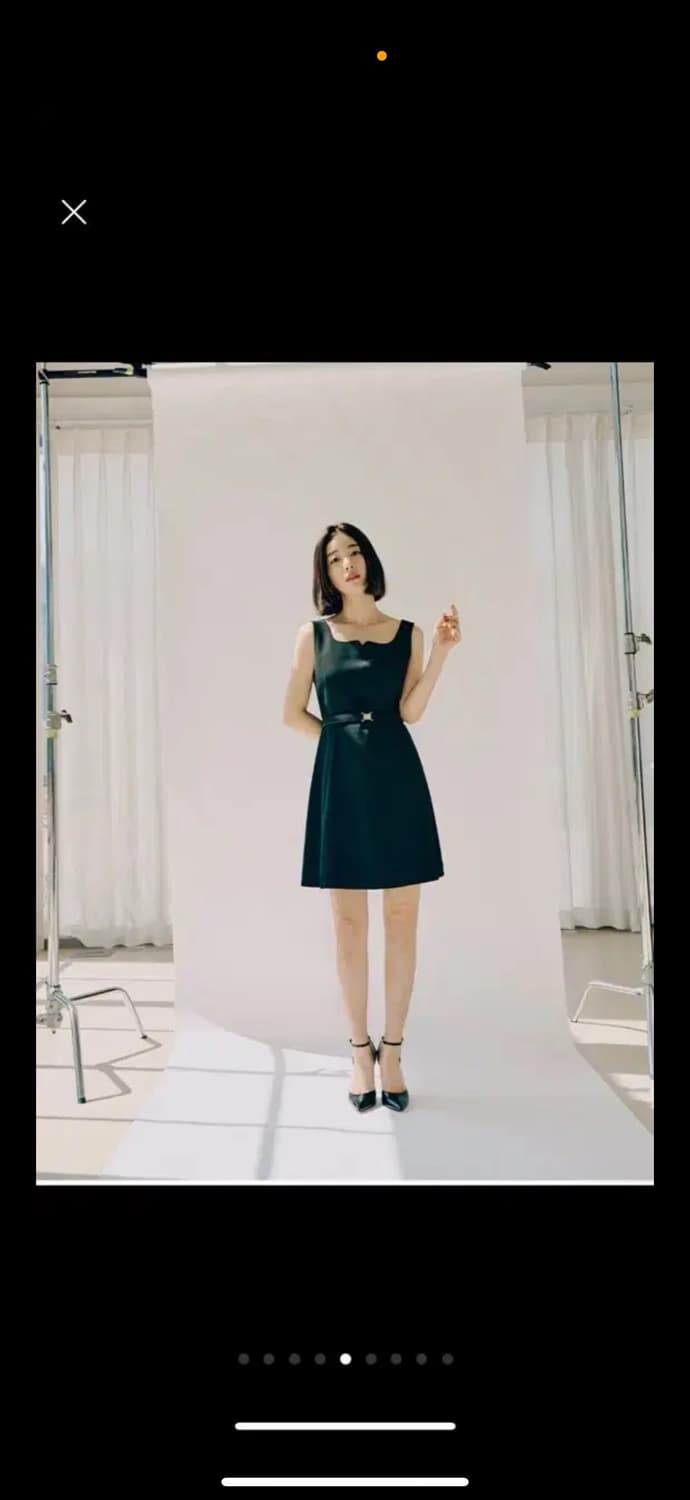 마리끌레르 슬리브리스 플레어 원피스 상품이미지6