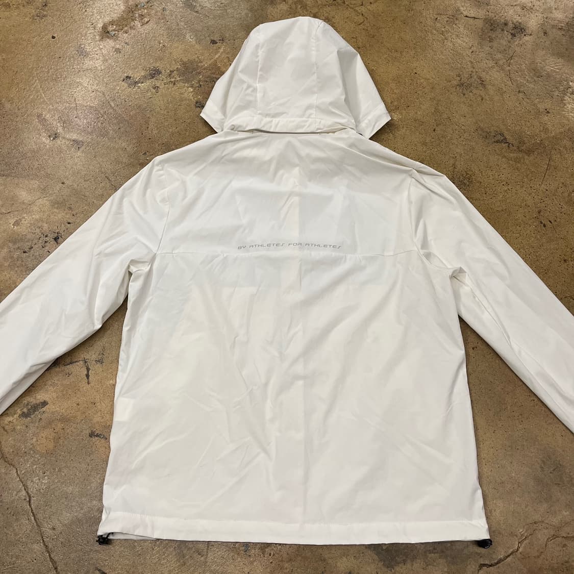 [정품/L] 다이나핏 화이트 바람막이 후드집업 b17 상품이미지3