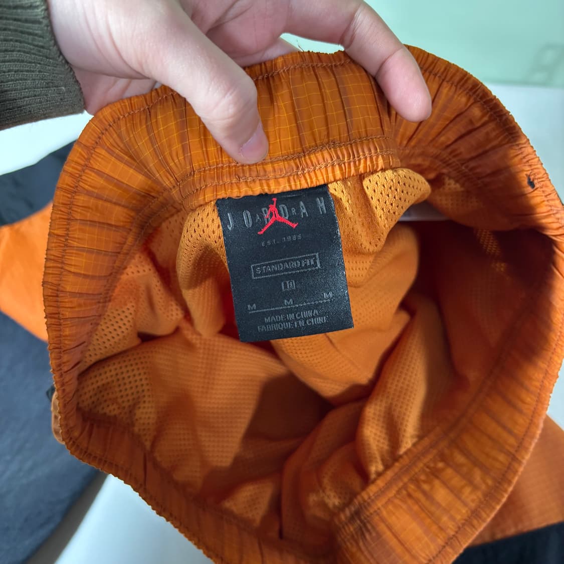 M 나이키 X 조던 다크오렌지 레귤러핏 나일론 우븐팬츠 상품이미지7