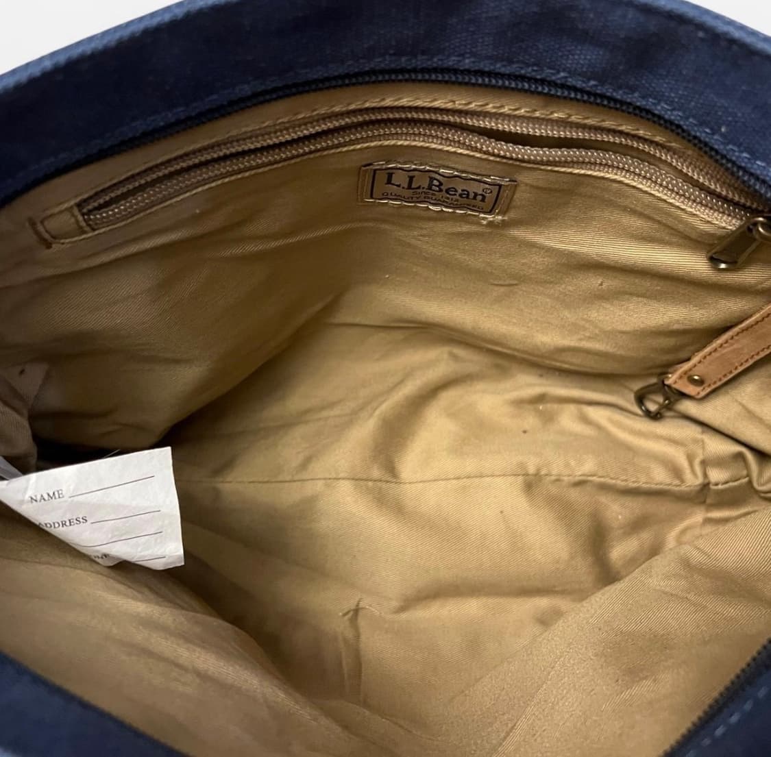 L.L.Bean Boat and Tote 네이비 자수 토트백 / 엘엘빈  상품이미지3