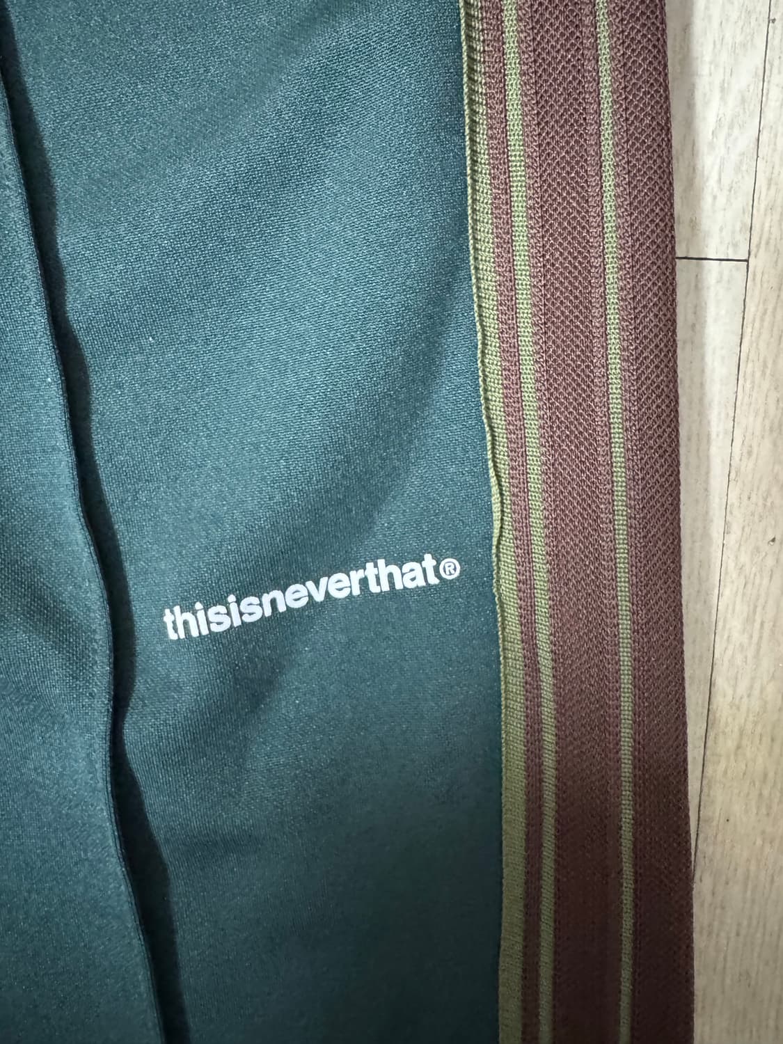 (L)디스이즈네버댓 트랙 팬츠 다크 포레스트 상품이미지2