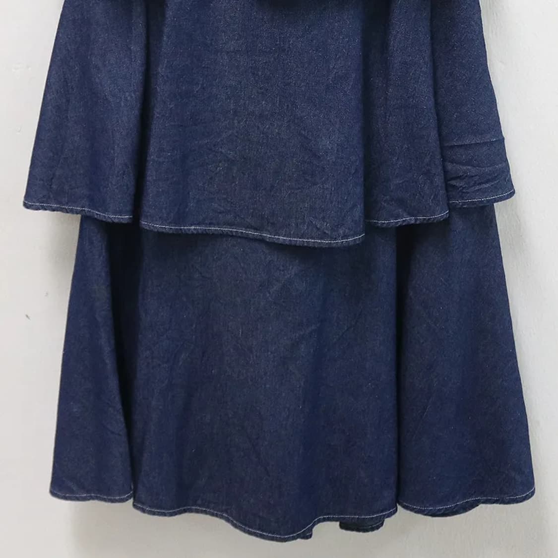 MAJESTIC LEGON 데님 캉캉 롱 스커트 62380 상품이미지4