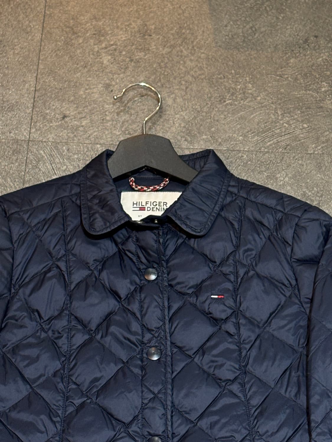 타미힐피거 퀄팅 경량패딩 오리털 패딩 XS 상품이미지4