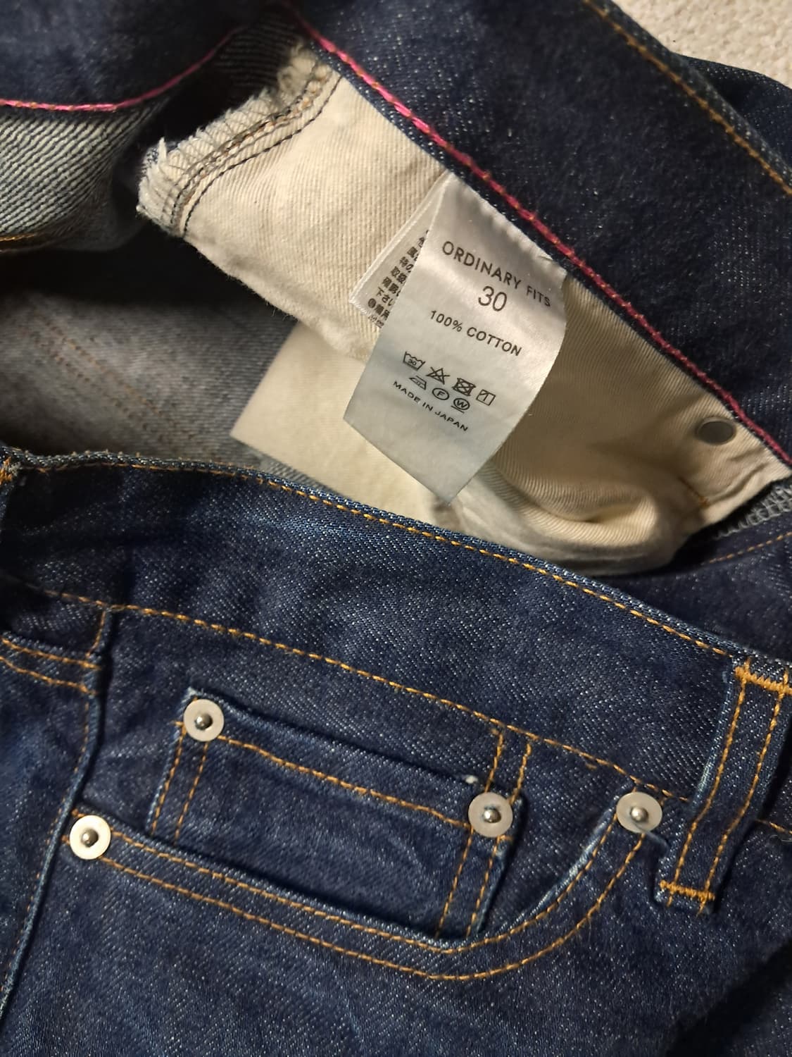 오디너리 핏츠 데님팬츠 상품이미지4