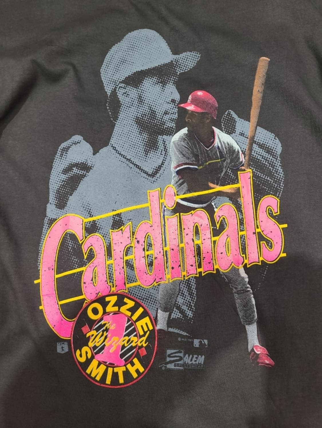 1989 세인트루이스 카디널스 오지 스미스 빈티지티셔츠 상품이미지4