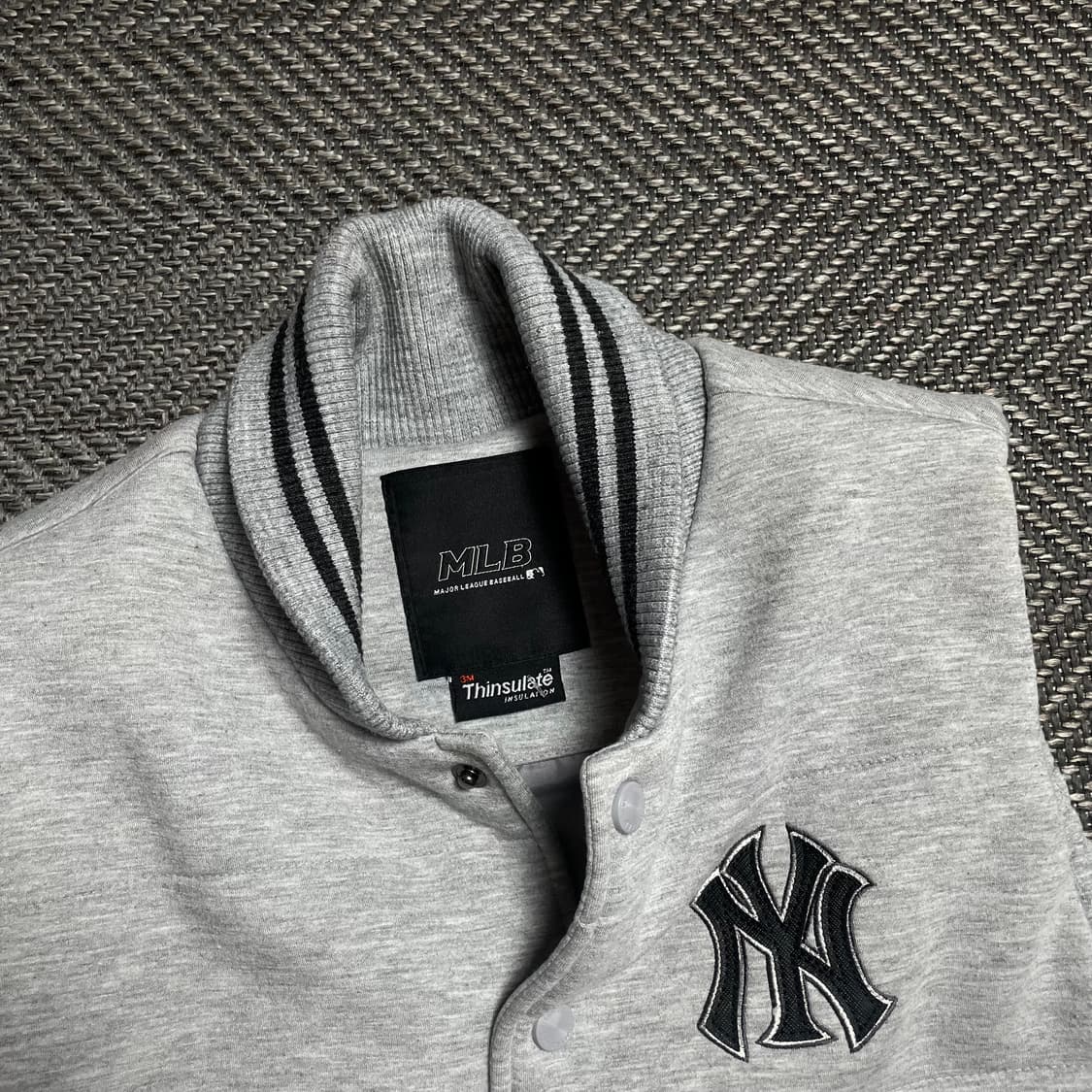 MLB 양키스 신슐레이트 패디드 베스트 그레이o 5265 상품이미지4