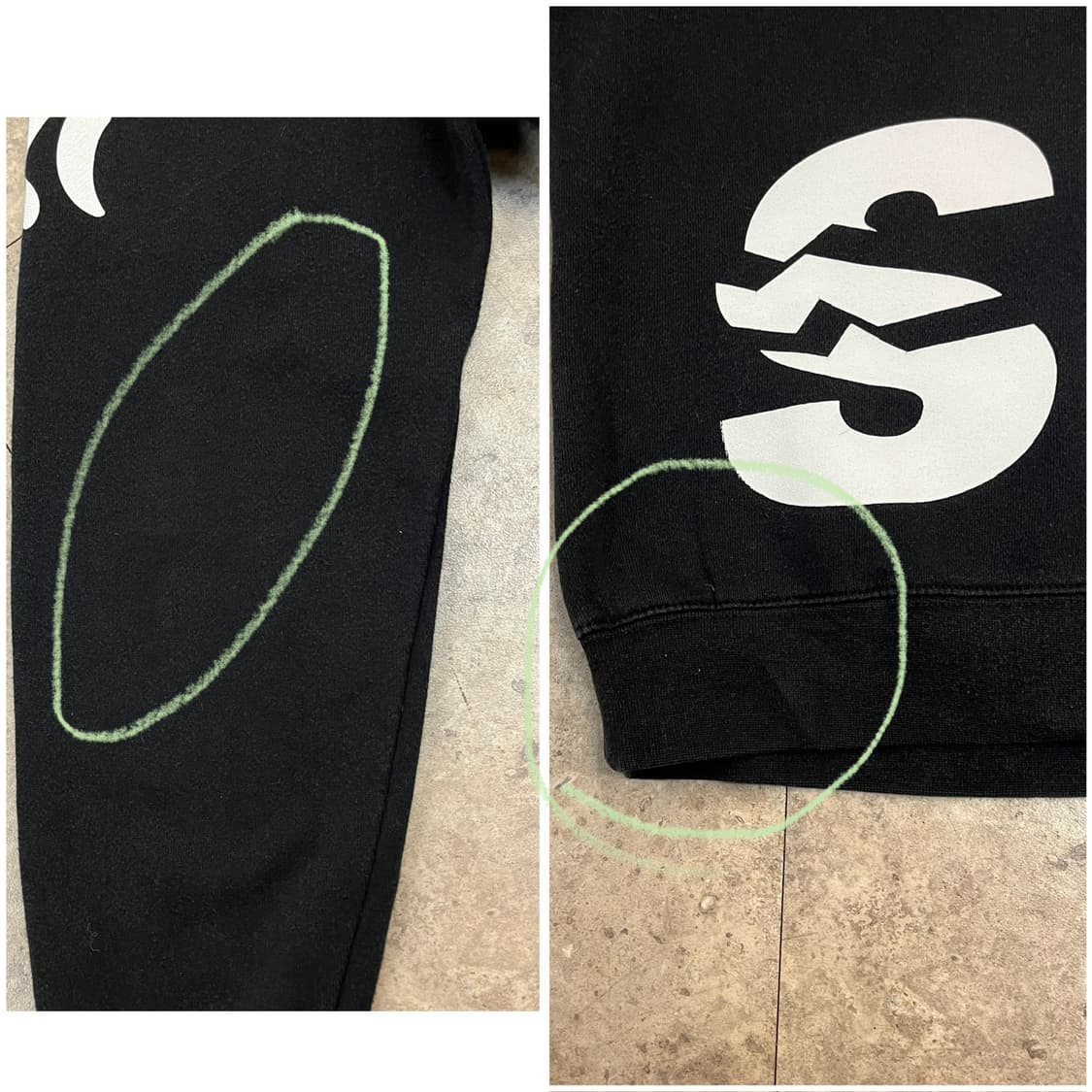 스투시 디스트로이 기모 맨투맨 블랙 M #csz3754 상품이미지9