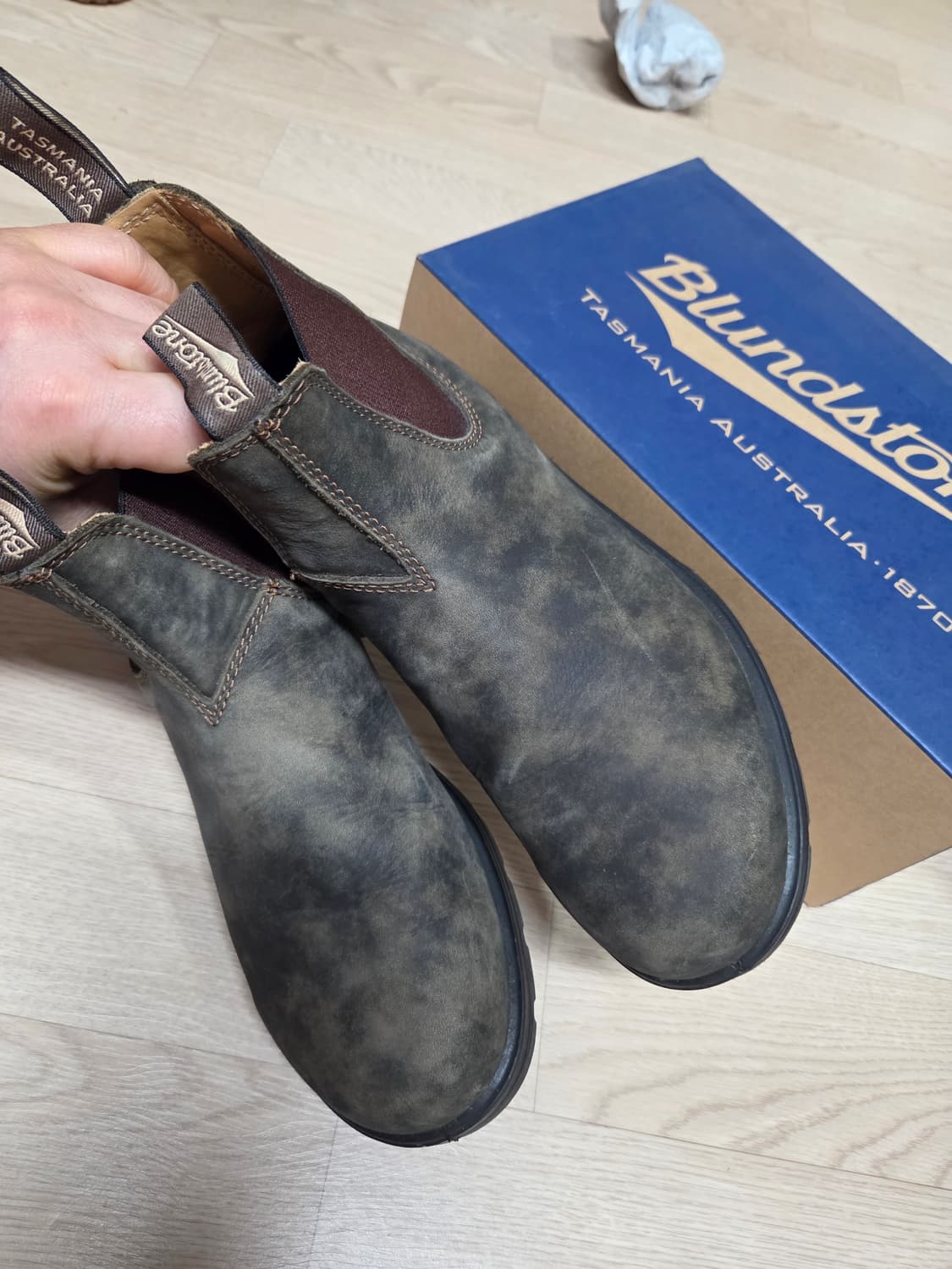 (3시간쯤 착용)블런드스톤 부츠 상품이미지2