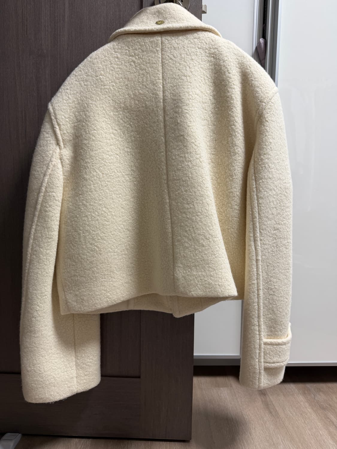 프롬웨얼 울 부클 숏코트 아이보리(오염X) 상품이미지2