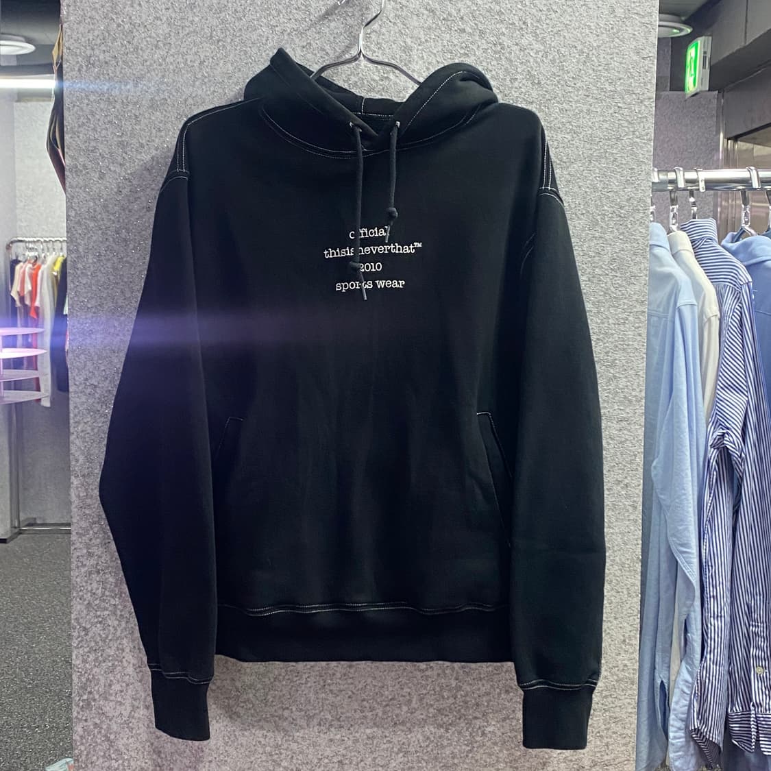 디스이즈네버댓 블랙 후드 티 B3121 상품이미지2