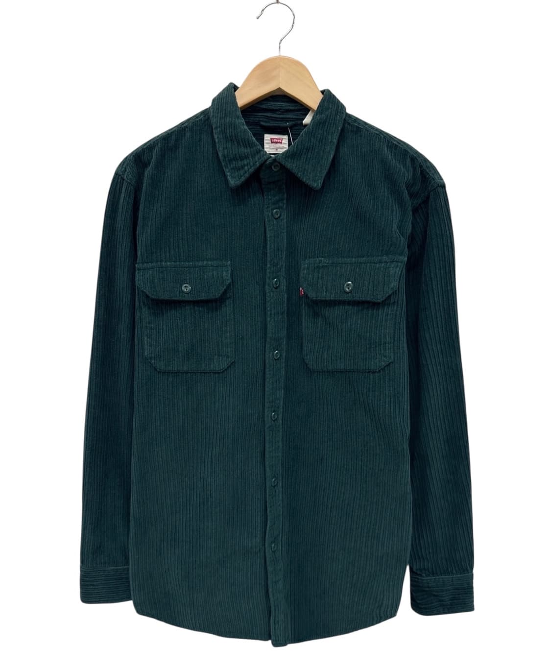 리바이스 코듀로이 골덴셔츠 그린 새상품 (M) 상품이미지1