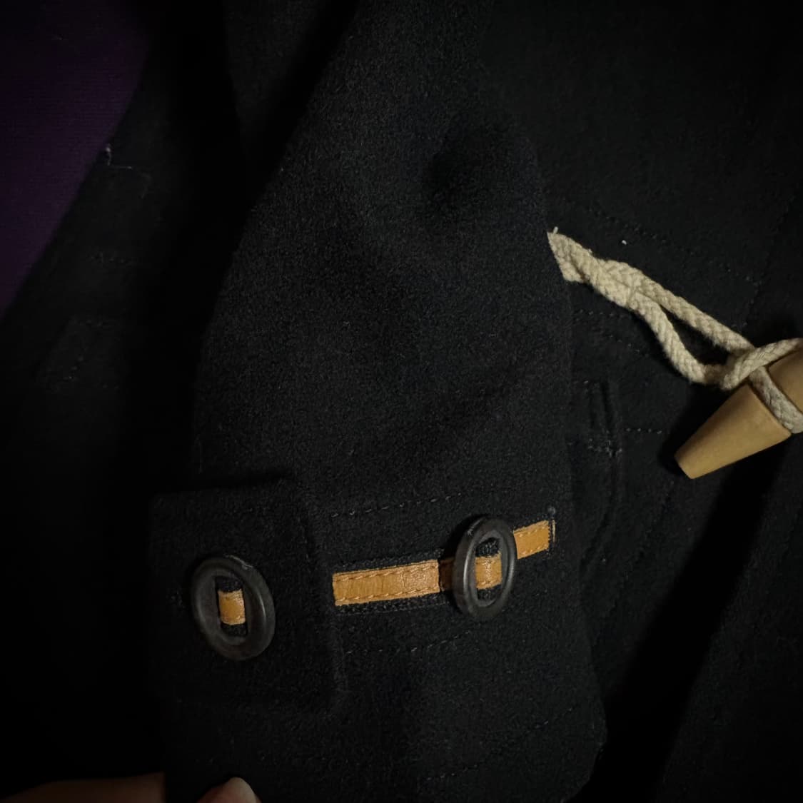 Journal Standard black duffle coat 상품이미지3