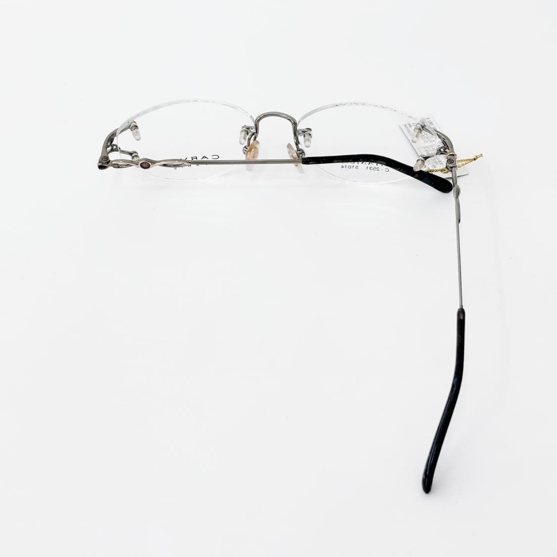 키지클럽 CARVEN 그레이 무테 데드스탁 빈티지안경 상품이미지3