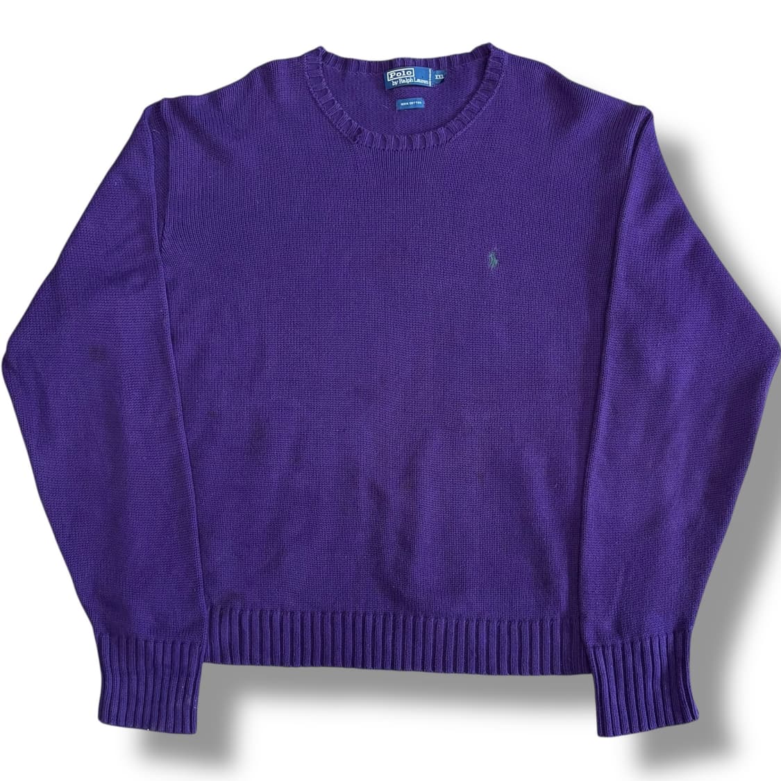 Polo Ralph Lauren 퍼플 코튼 니트 상품이미지1