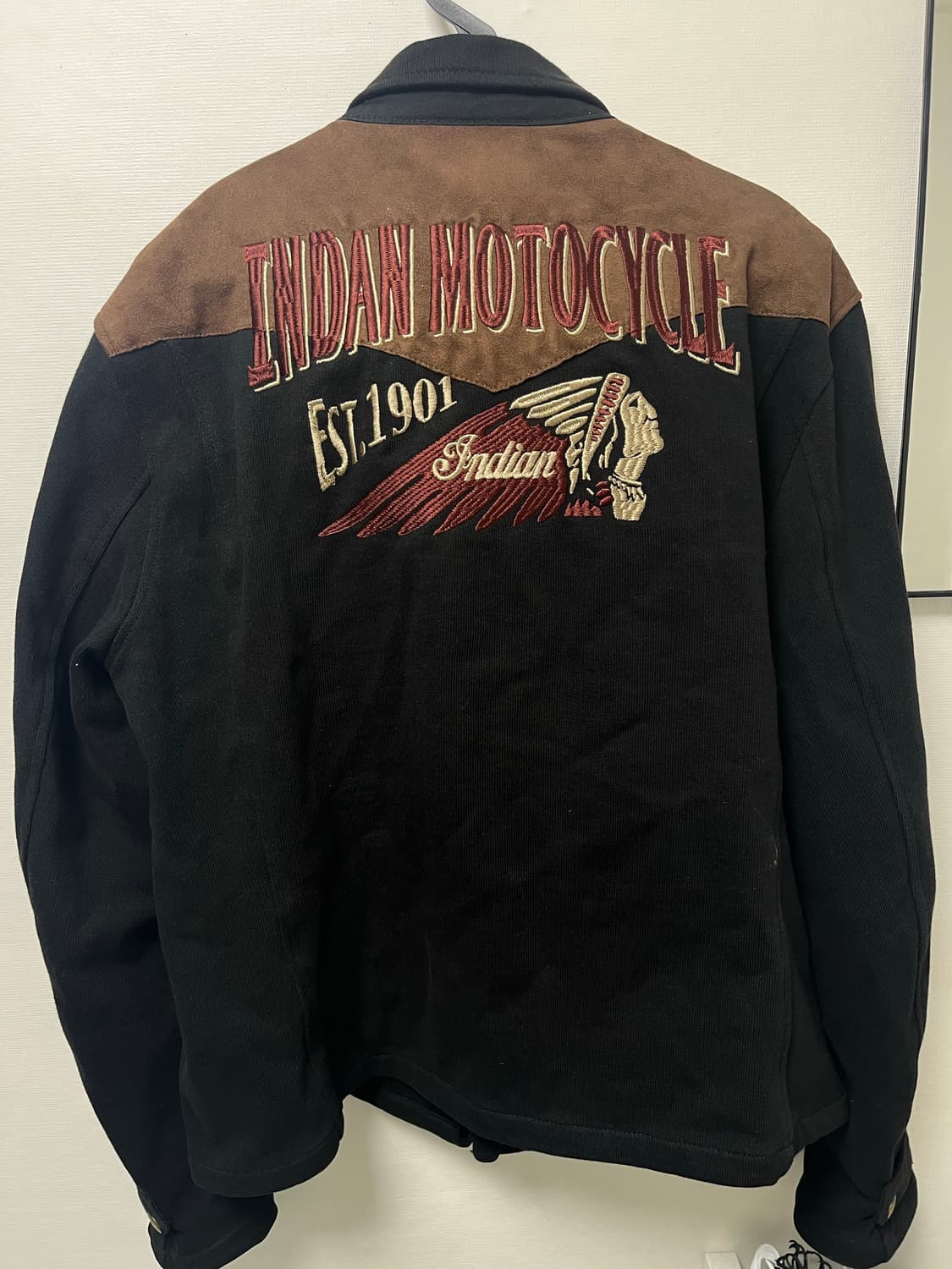 Indian Motocycle 스웨이드 자켓 상품이미지3