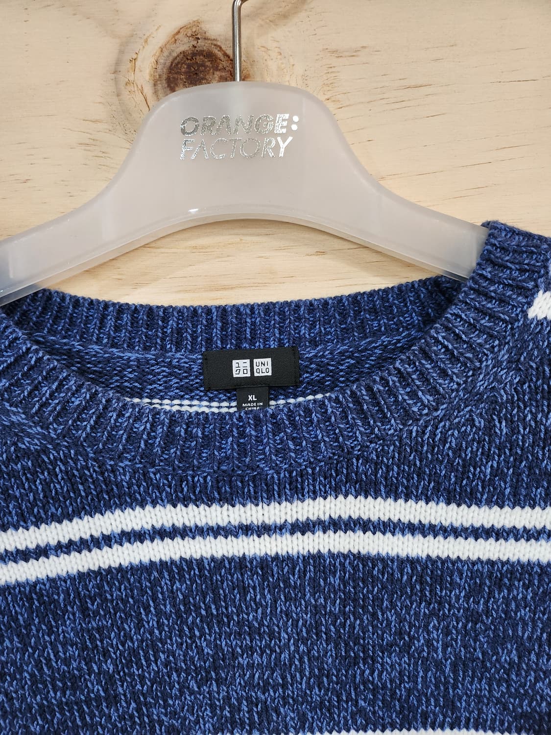 398) 유니클로 남성 스트라이프 니트 상품이미지4
