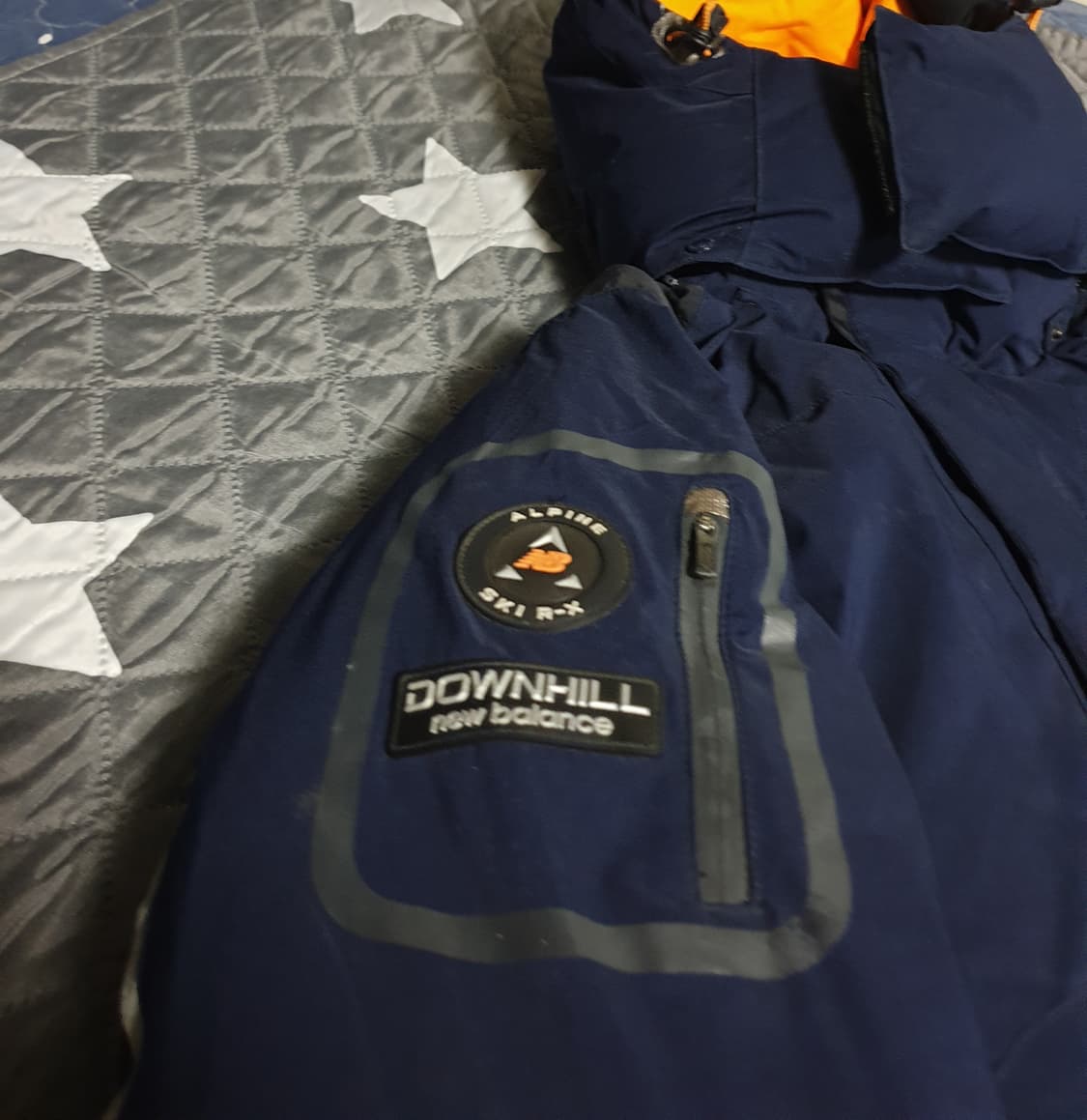 뉴발란스 혜비 덕다운 패딩 점퍼 네이비 (M) 상품이미지3