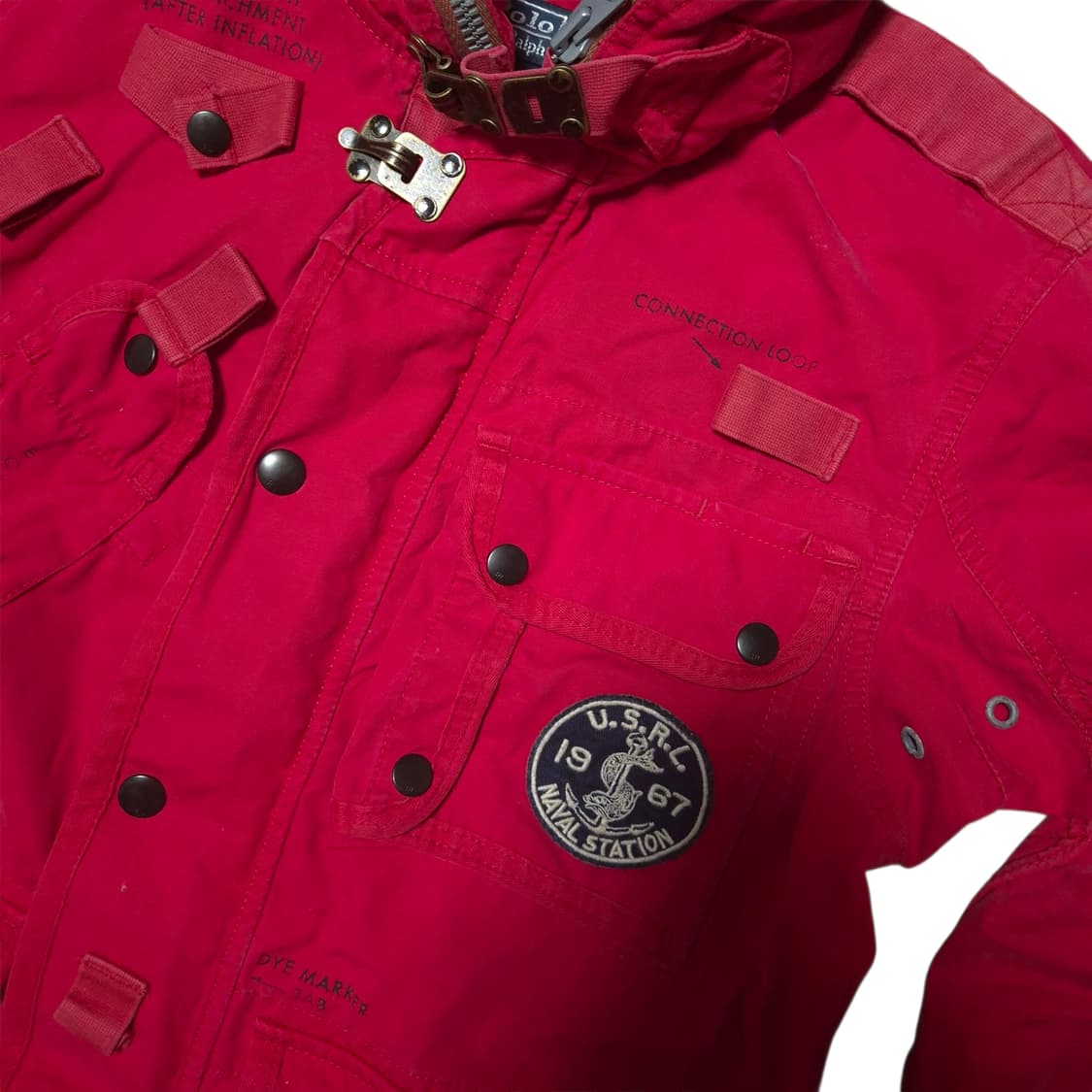 폴로 랄프로렌 90s USRL Naval 밀리터리 자켓 상품이미지4