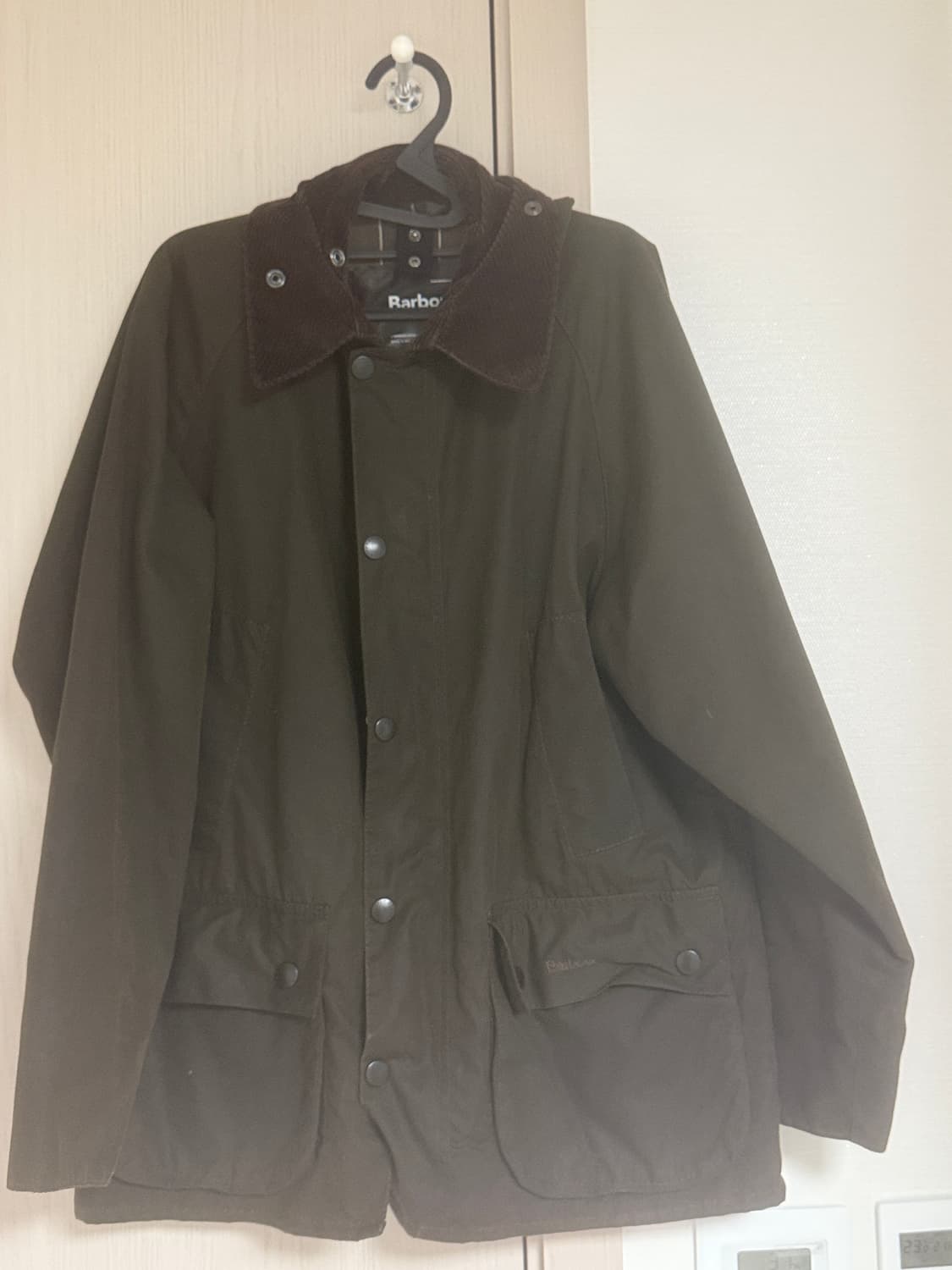 바버 클래식 비데일 자켓 올리브 상품이미지1