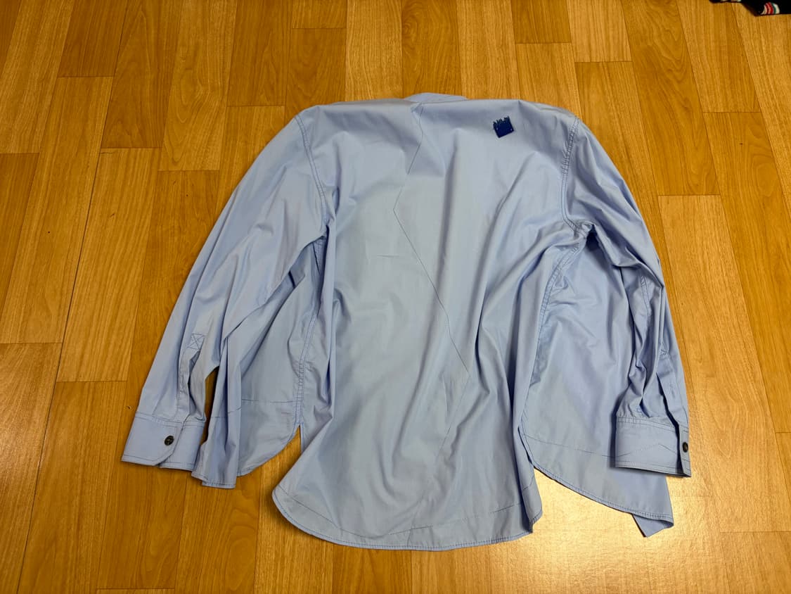 아더에러 자라 오버사이즈 셔츠 스카이블루 상품이미지2