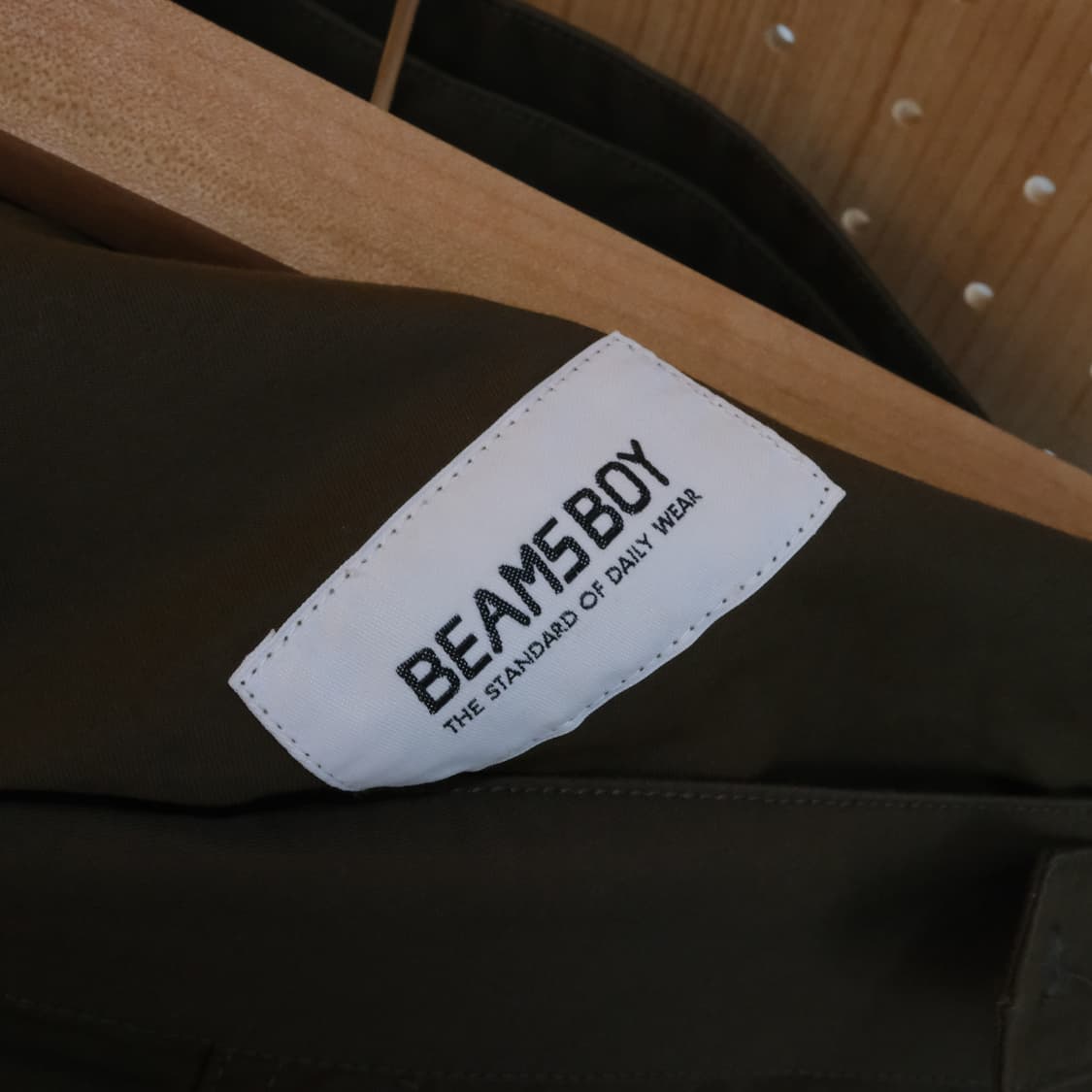 빔즈보이 코튼 카키 스트랩 스커트 상품이미지6