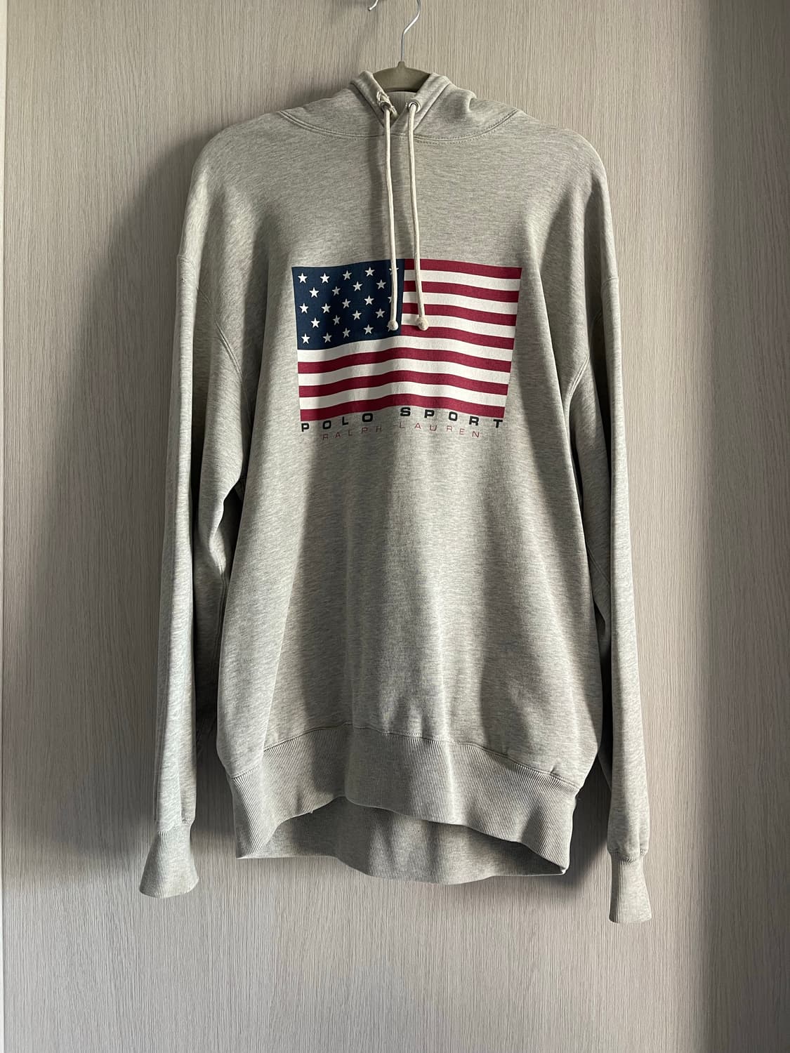 폴로 스포츠 성조기 후드티 그레이 상품이미지1