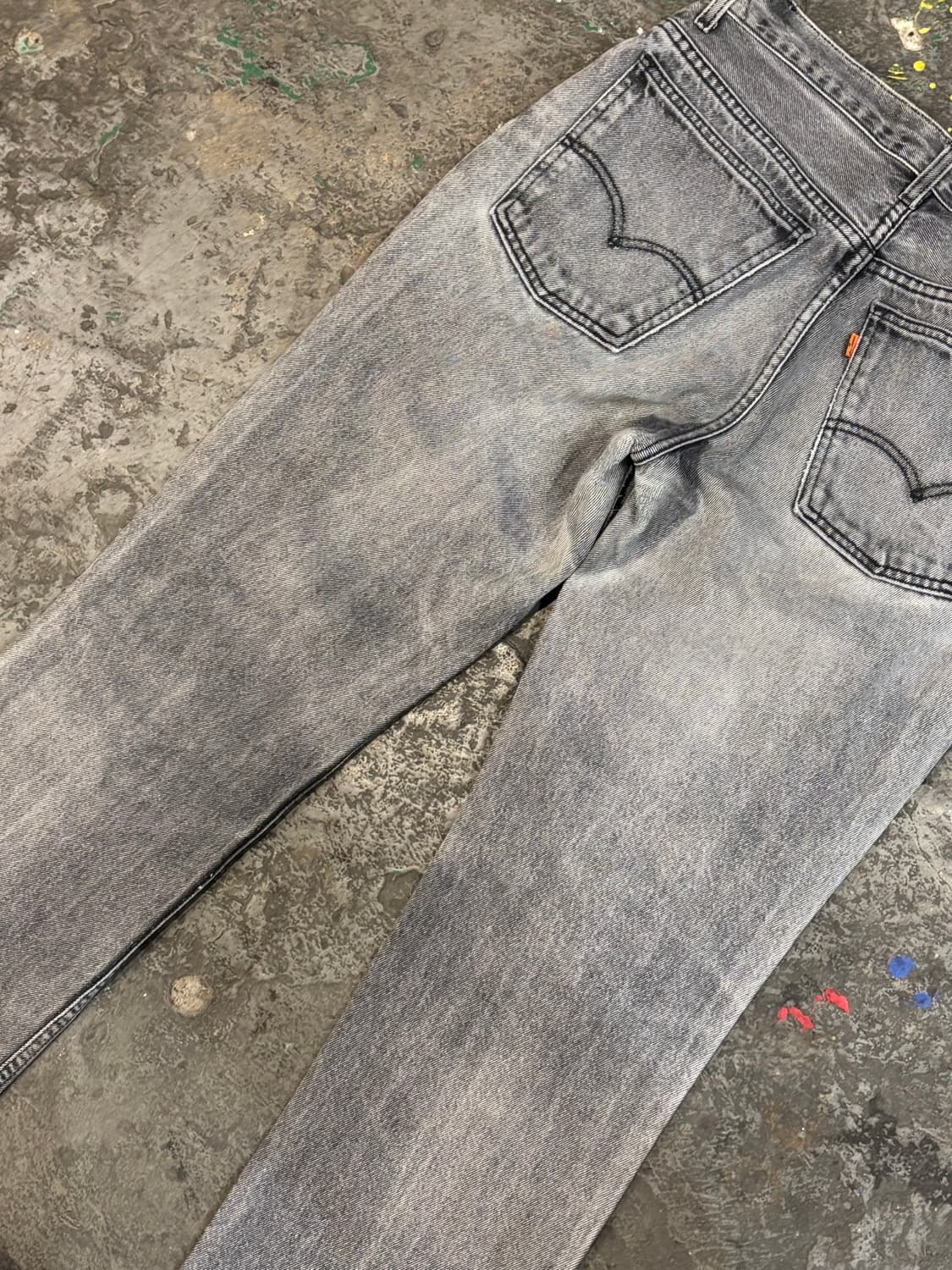 리바이스 752 오렌지탭 흑청 상품이미지10