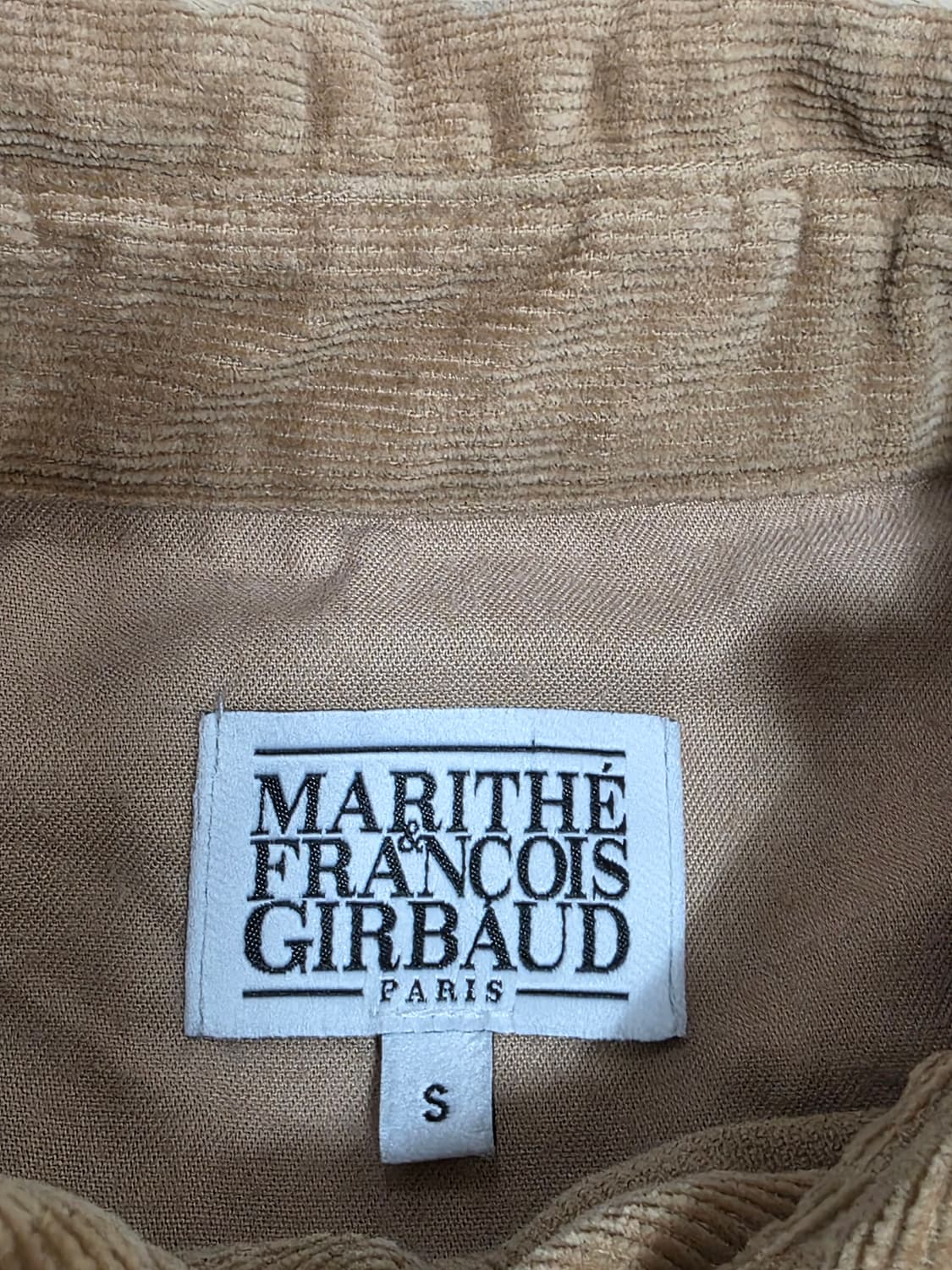 마리떼 서클로고 코듀로이 셔츠 상품이미지3